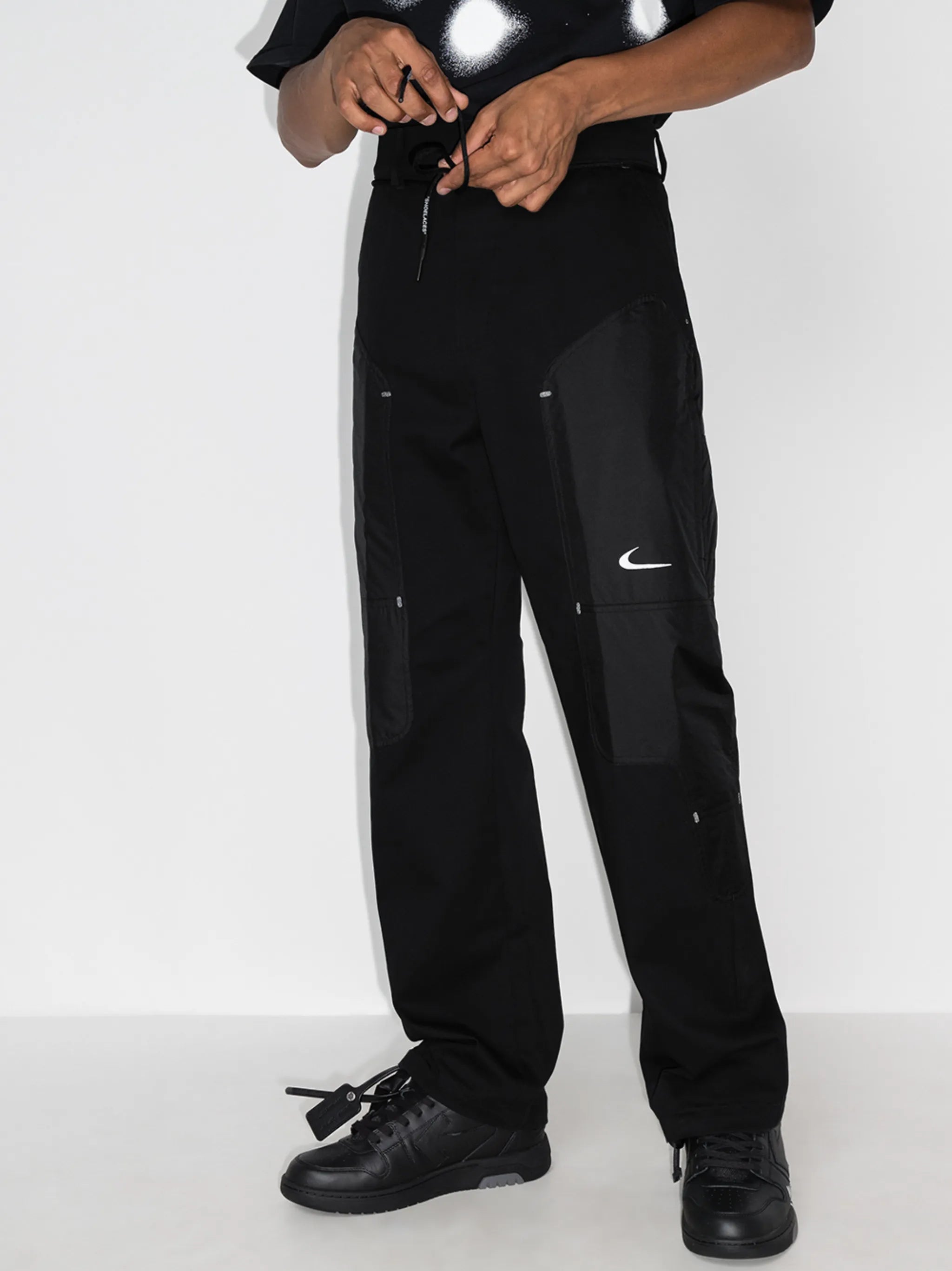 x Off-White straight-leg track pants