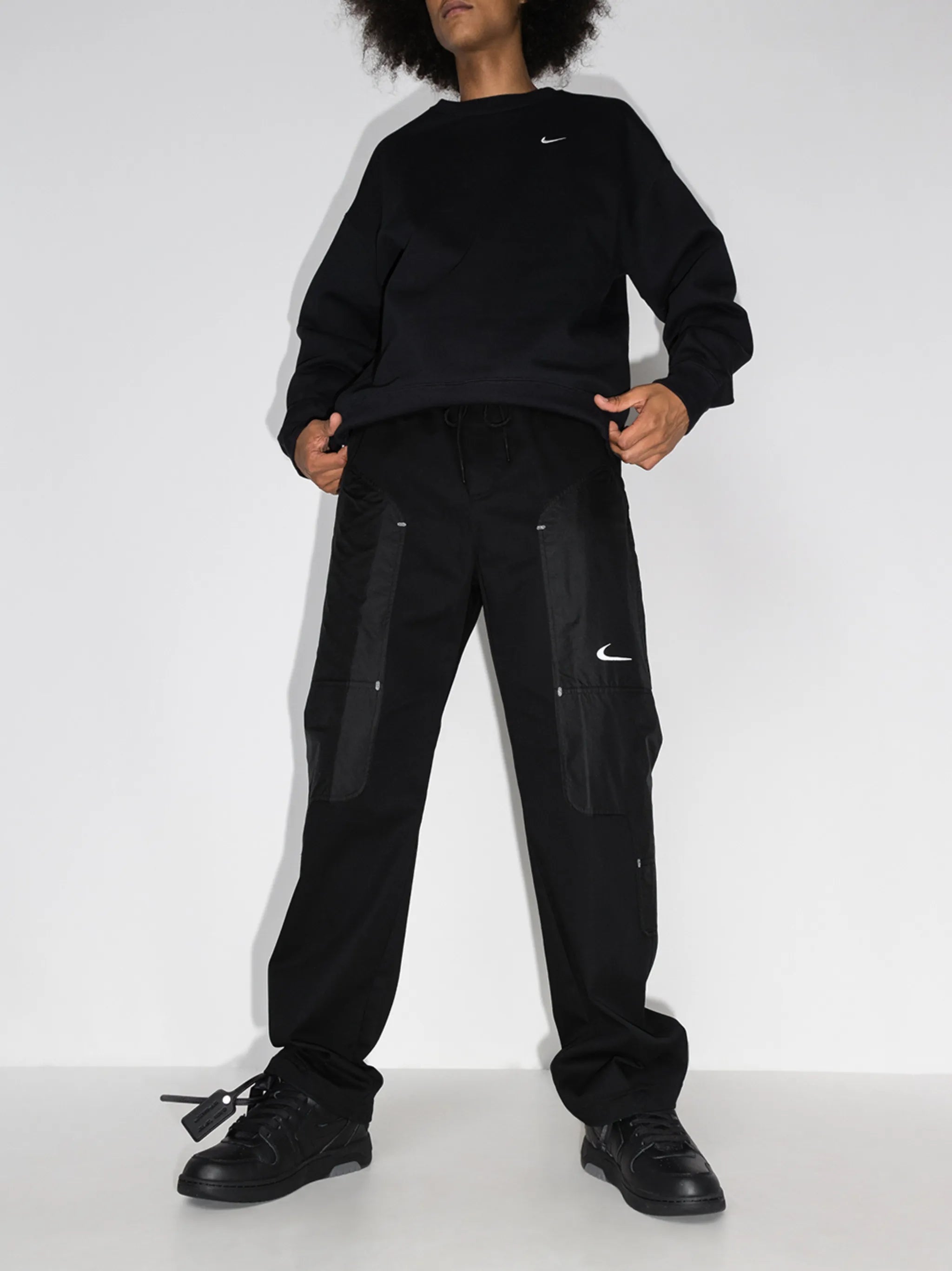 x Off-White straight-leg track pants