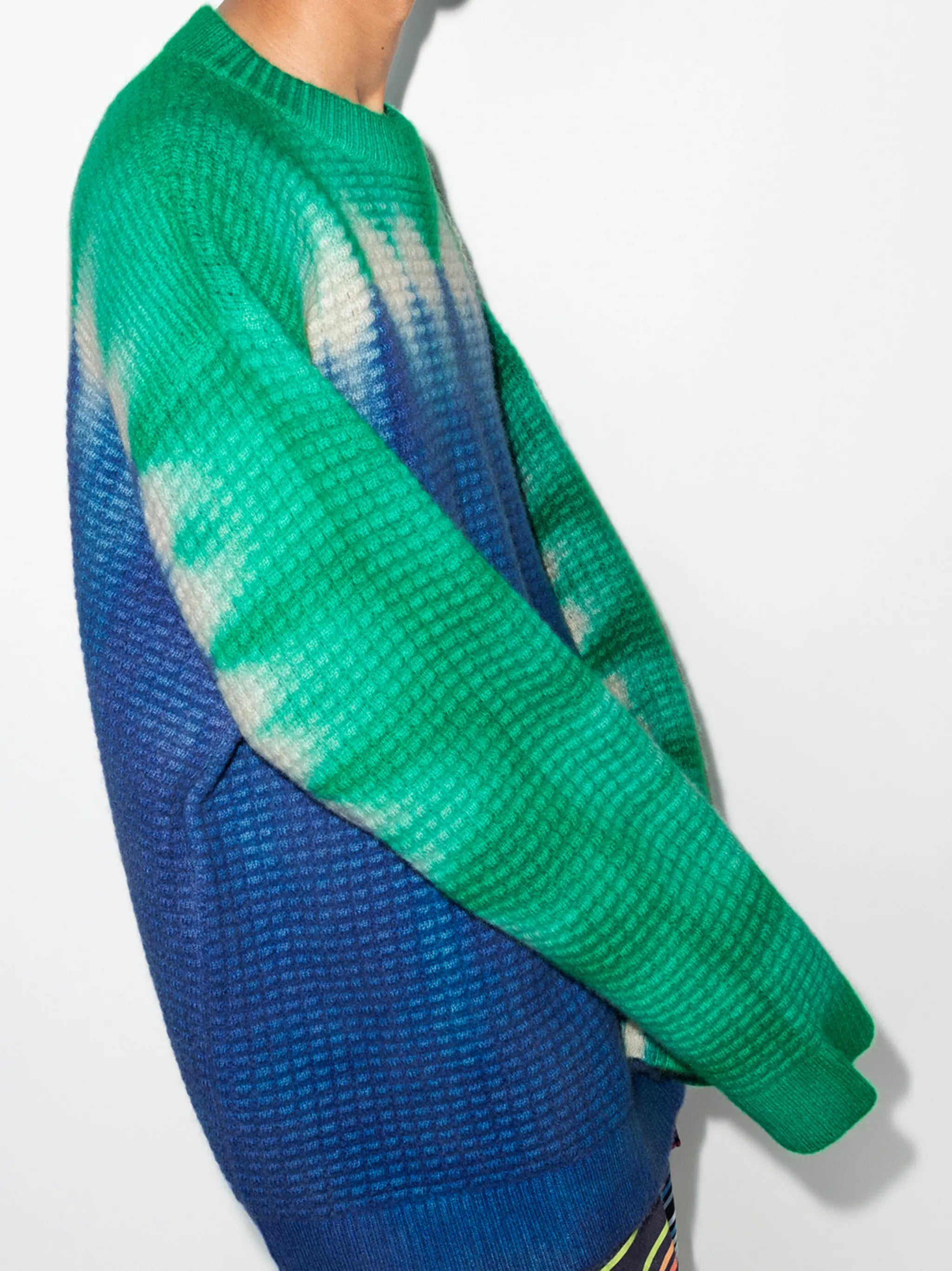 Daybreak tie-dye waffle jumper