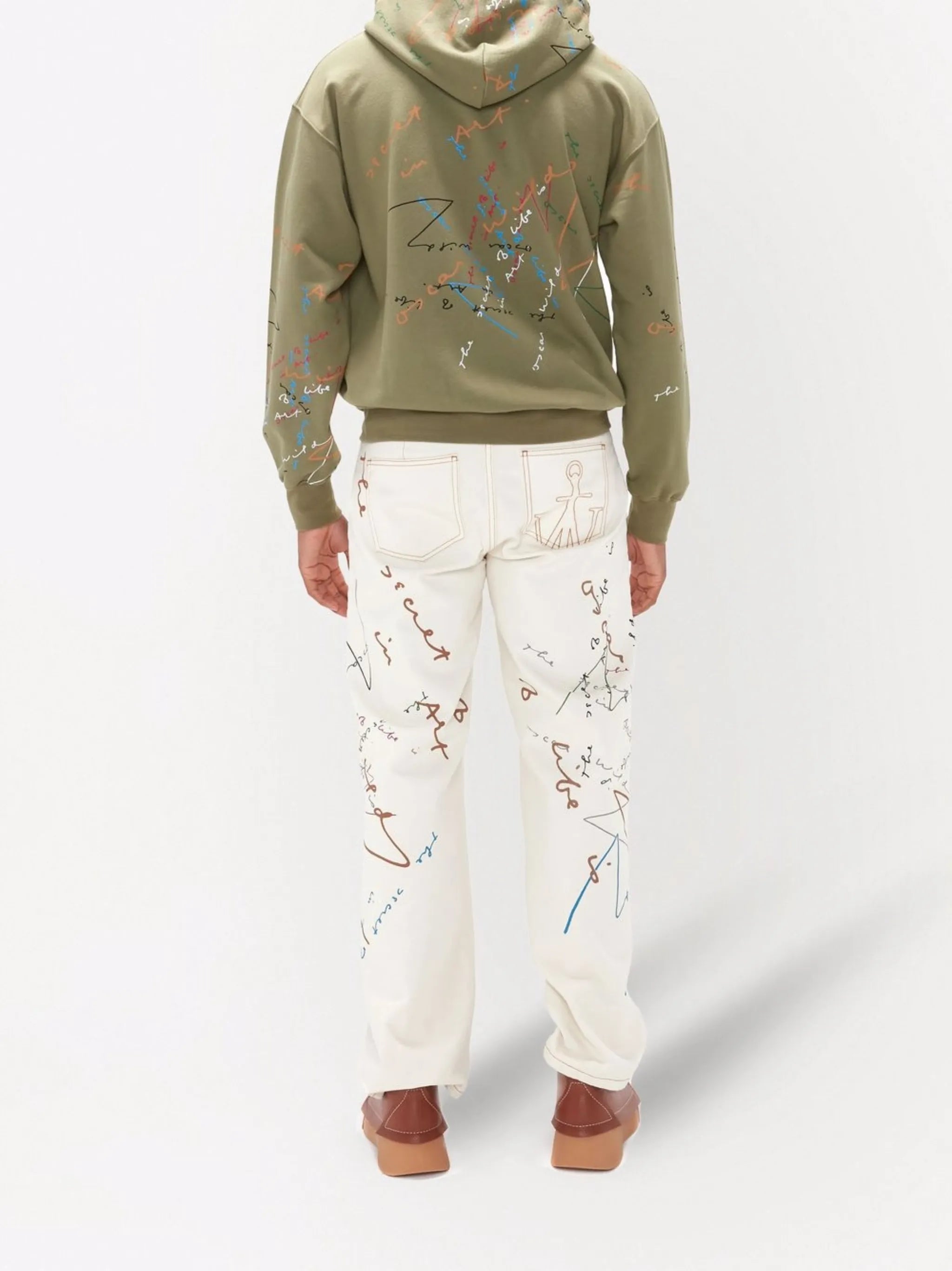 Oscar Wilde Capsule quote-print hoodie