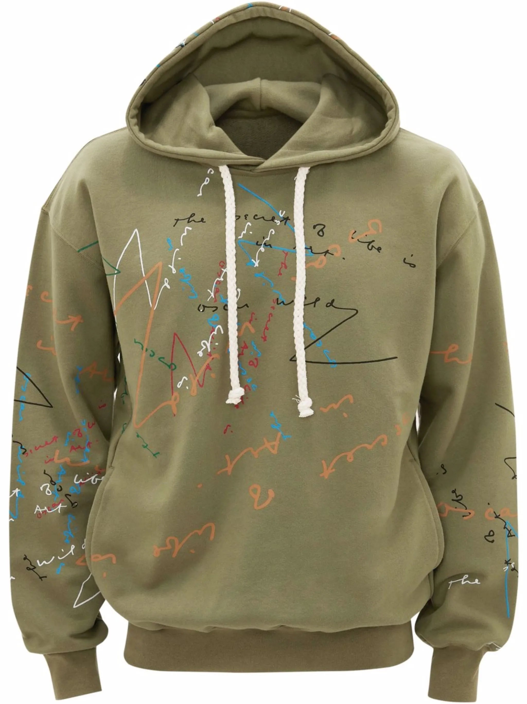 Oscar Wilde Capsule quote-print hoodie