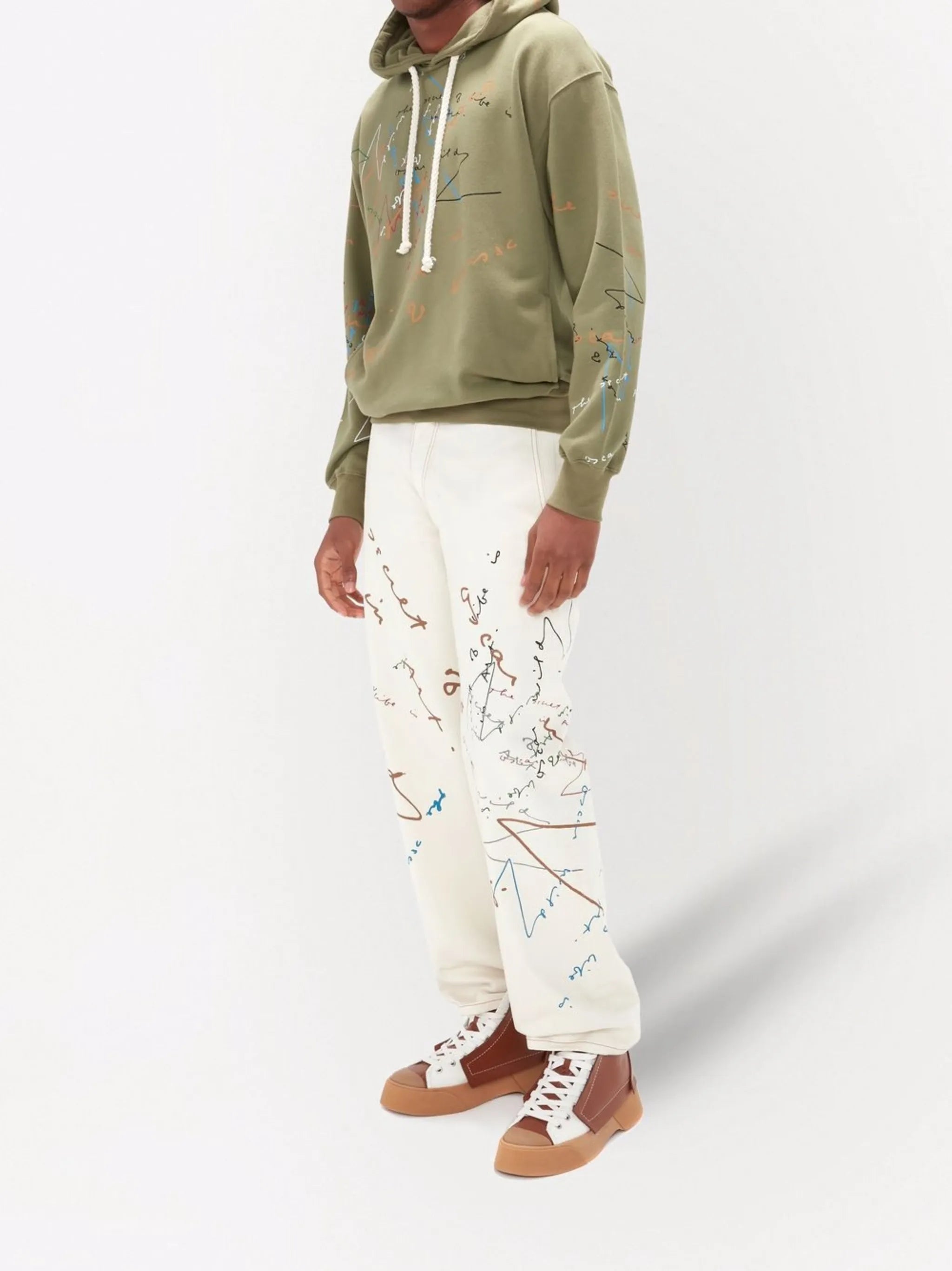 Oscar Wilde Capsule quote-print hoodie