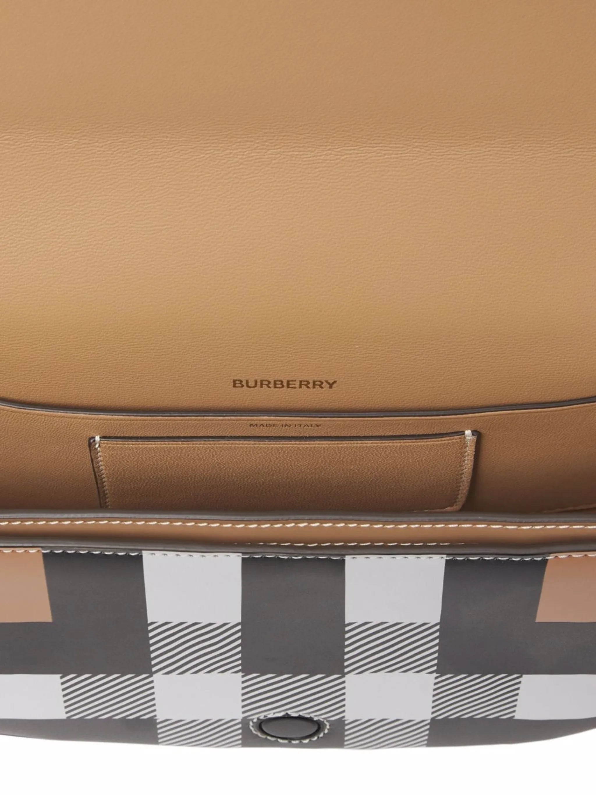 Olympia check shoulder bag