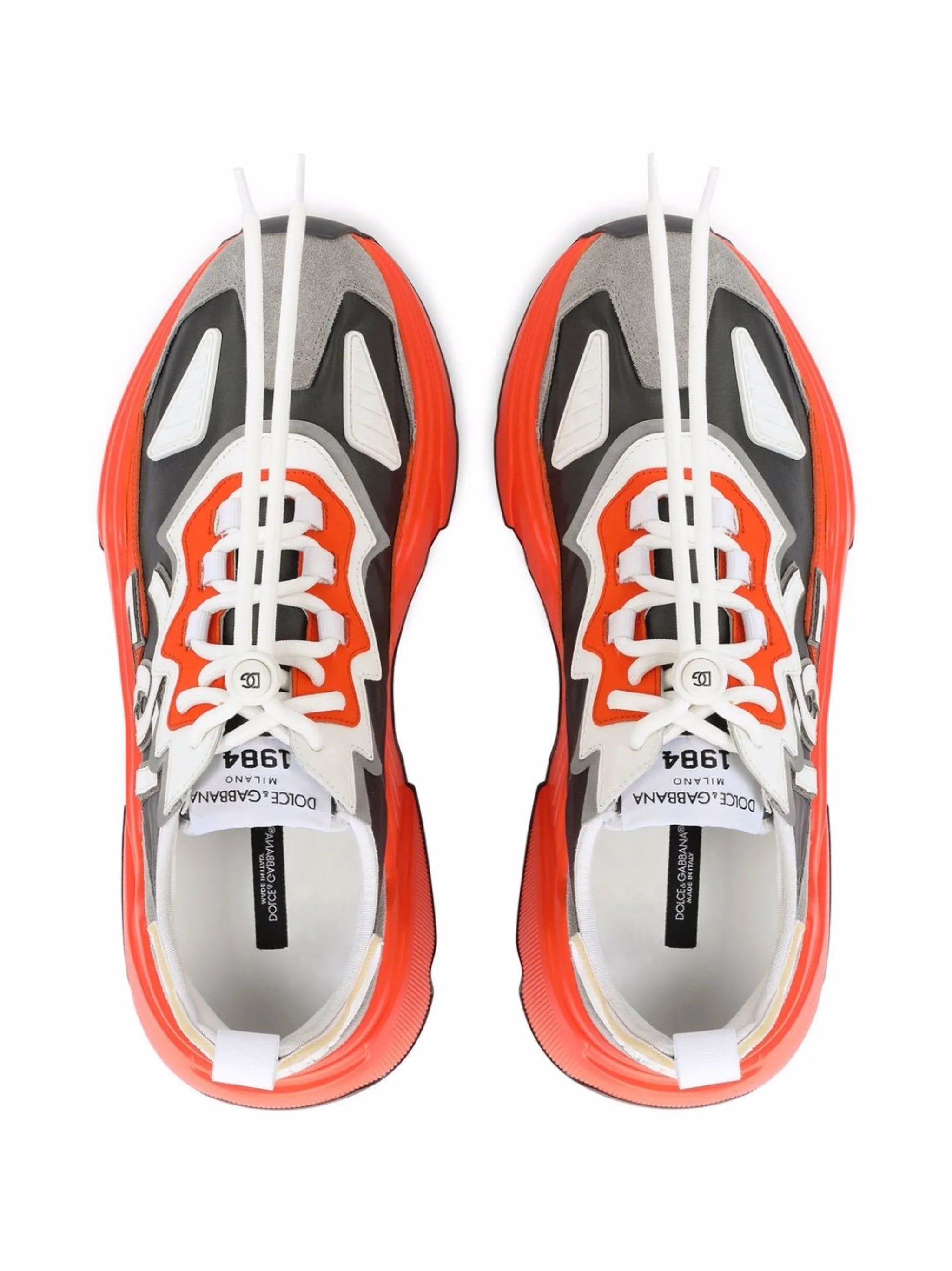 logo-patch lace-up sneakers
