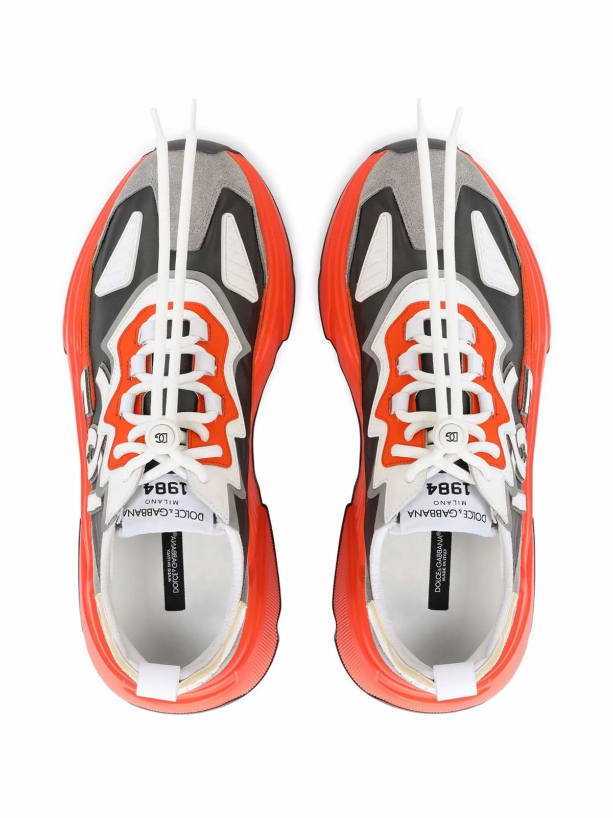 logo-patch lace-up sneakers