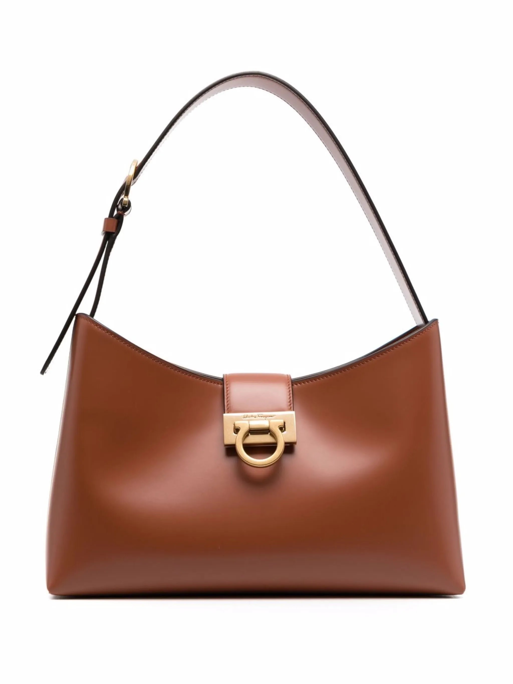 Trifolio leather shoulder bag