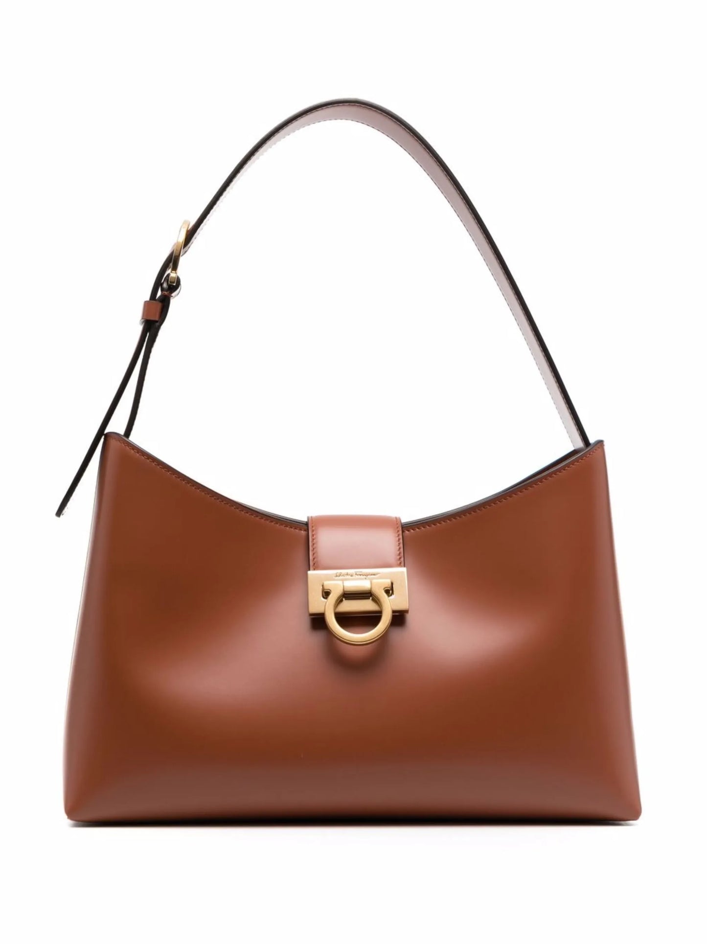Trifolio leather shoulder bag