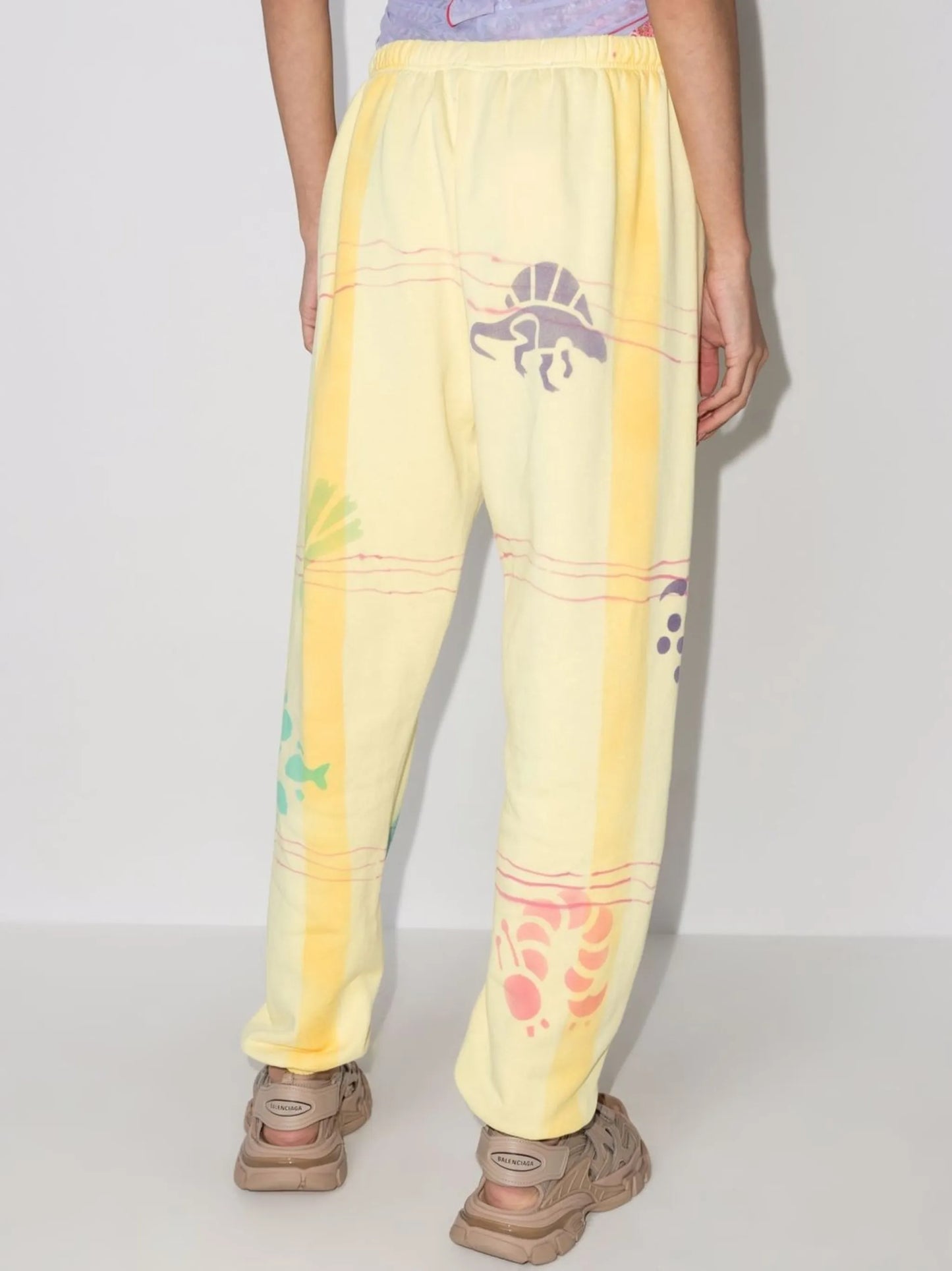 Picnic Wave printed track pants