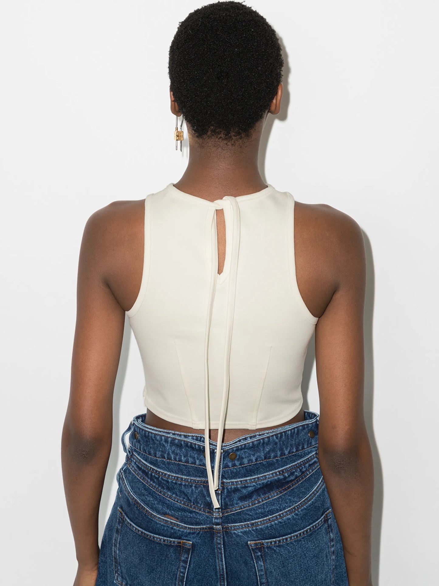 asymmetric tank top