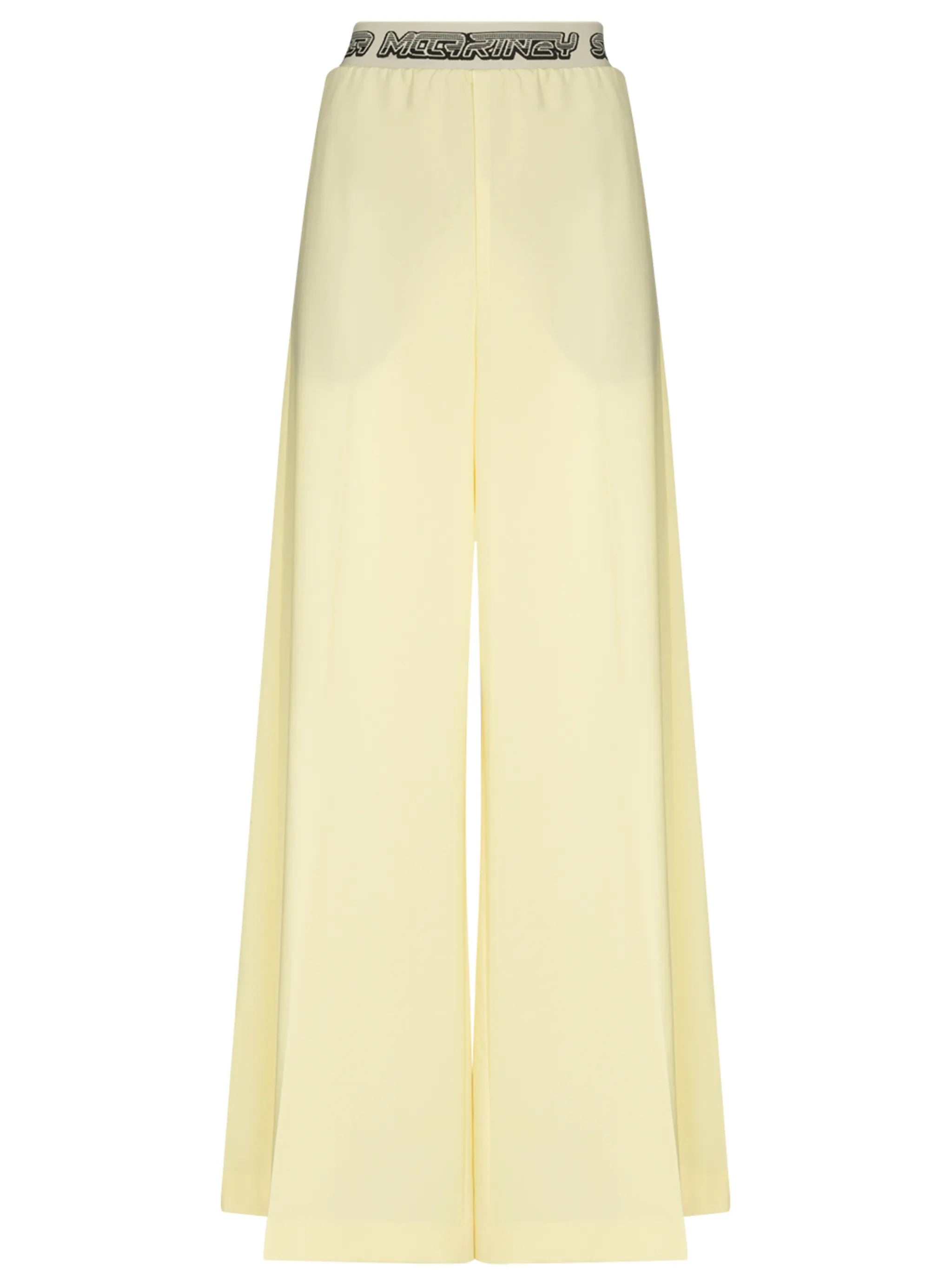 logo-waistband palazzo trousers