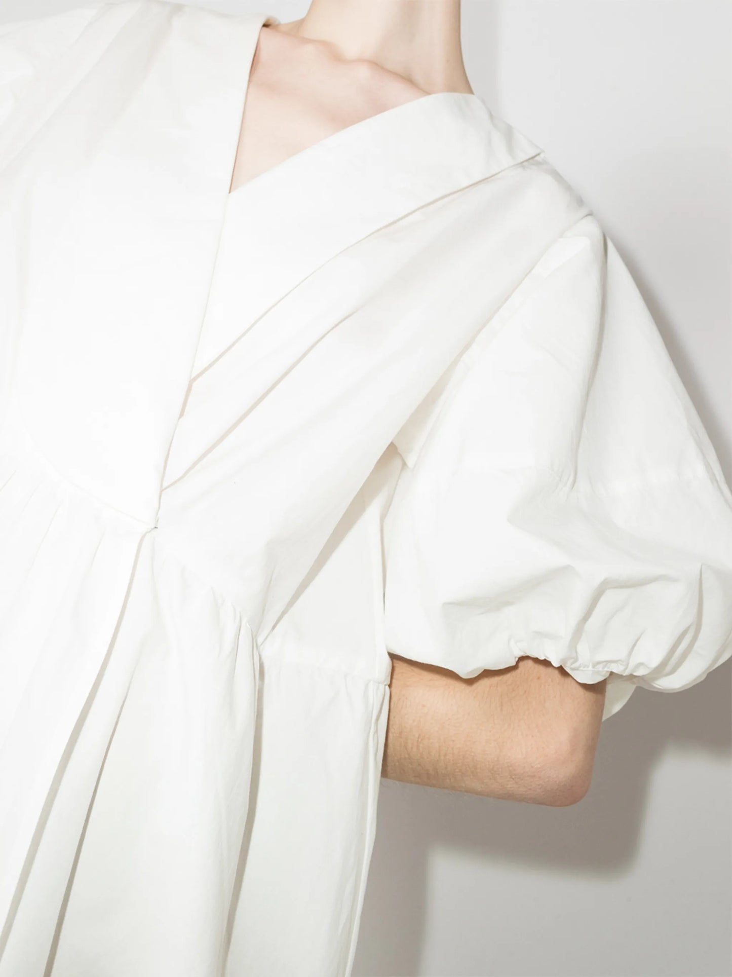 Copenhagen puff-sleeve midi dress