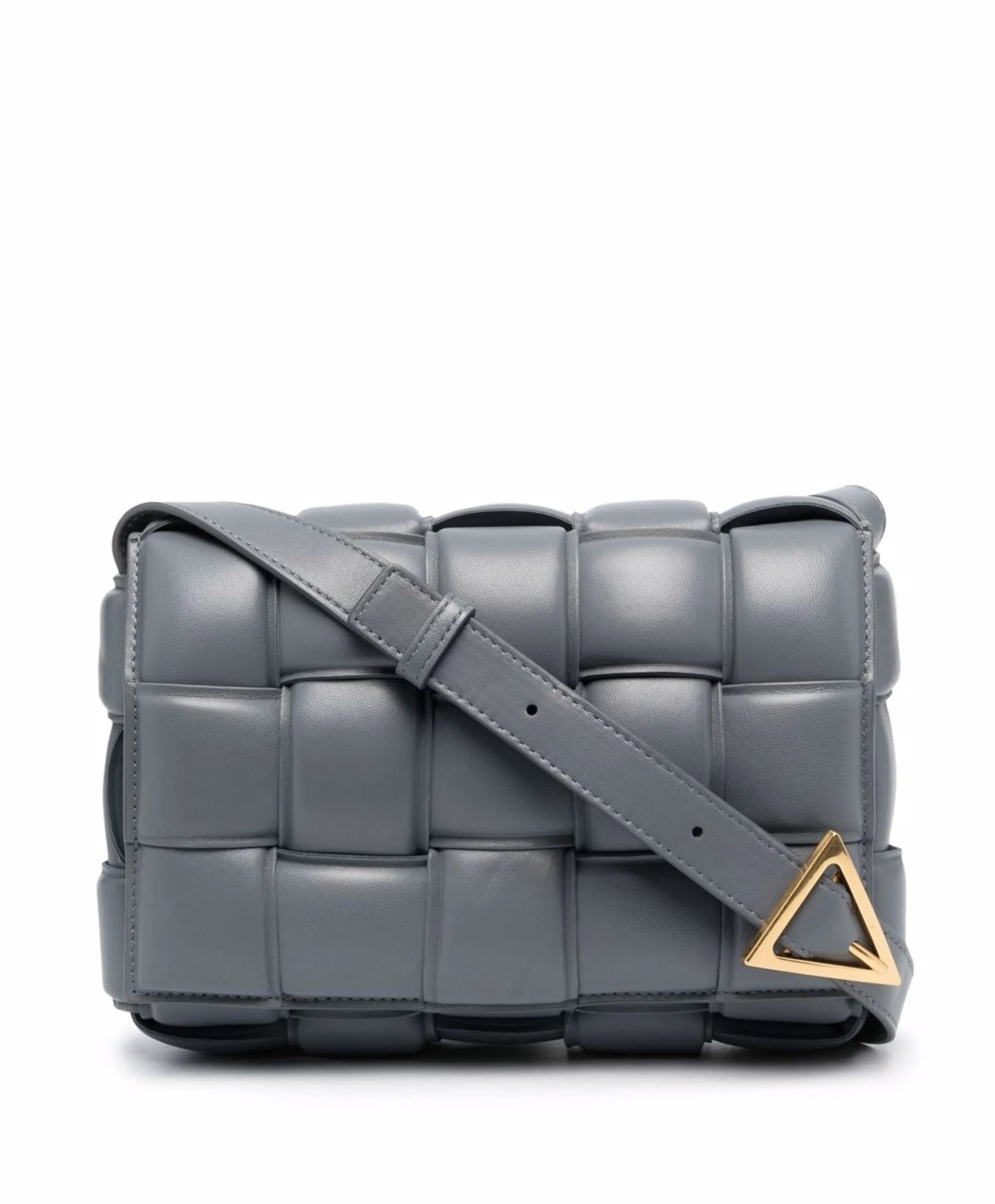 Intrecciato-design crossbody bag