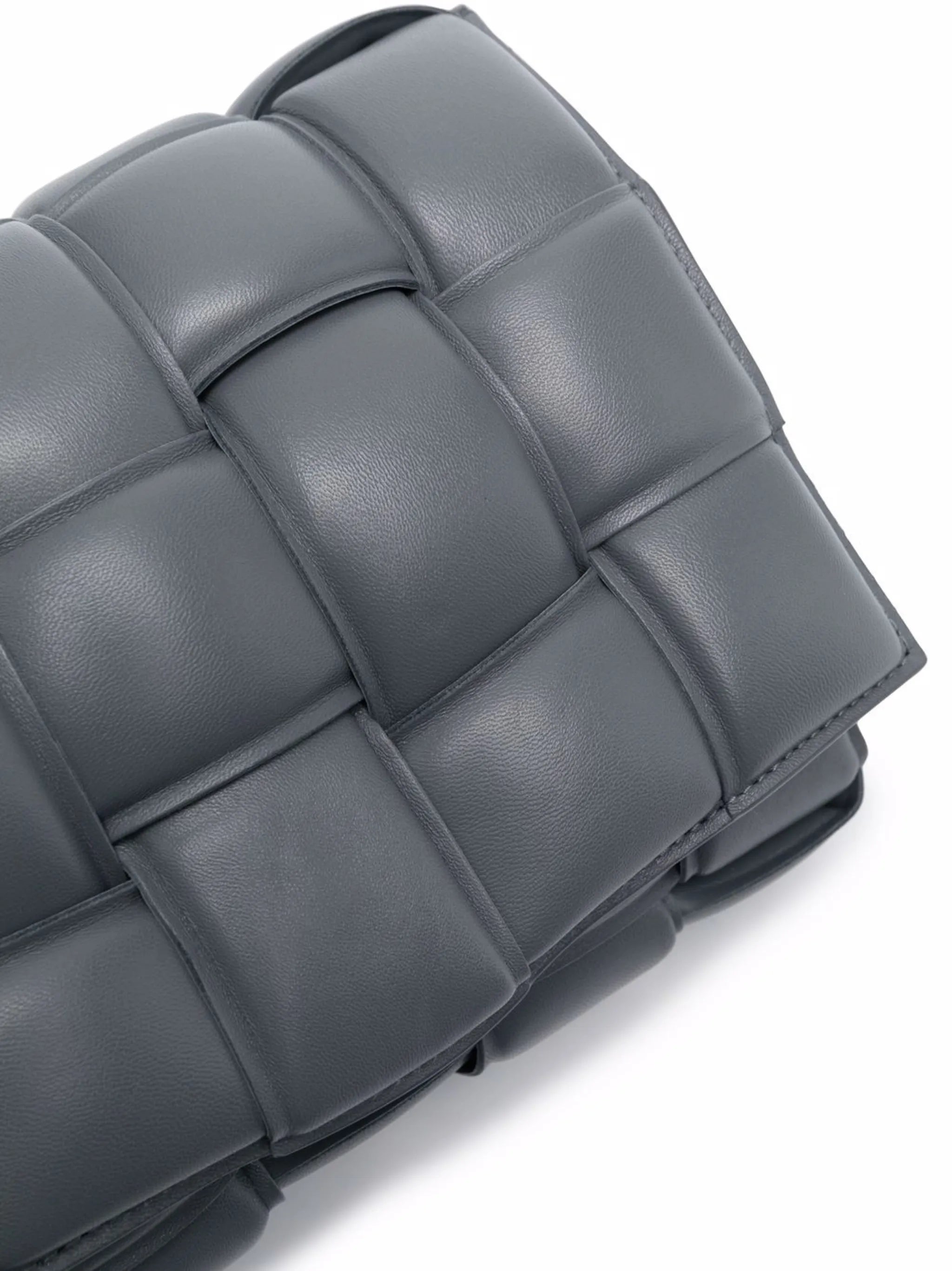 Intrecciato-design crossbody bag