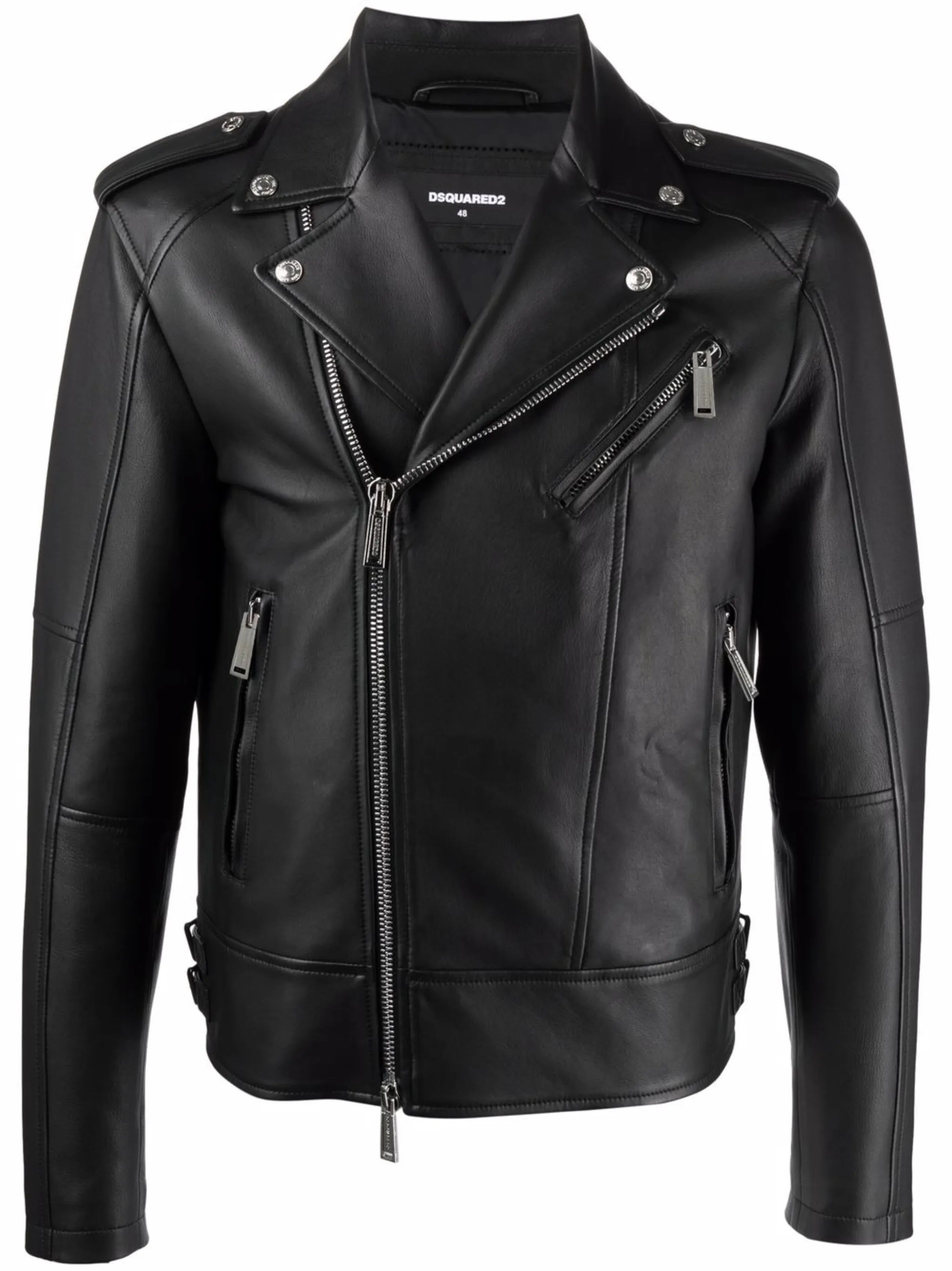 leather biker jacket