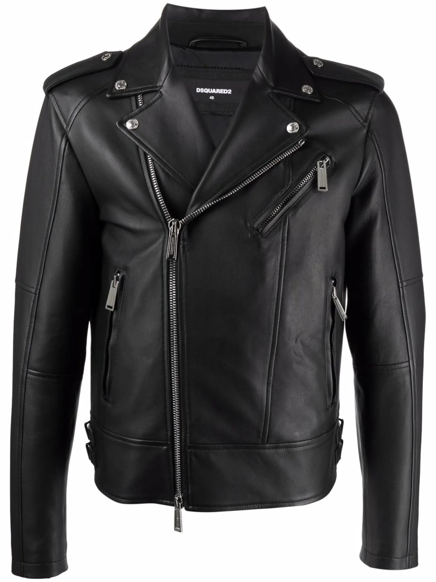 leather biker jacket