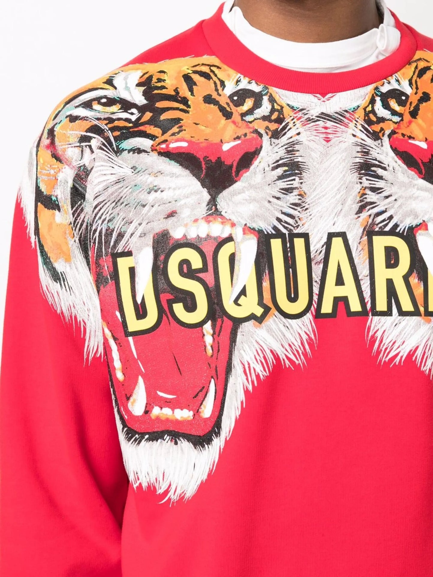 tiger print sweatshirt