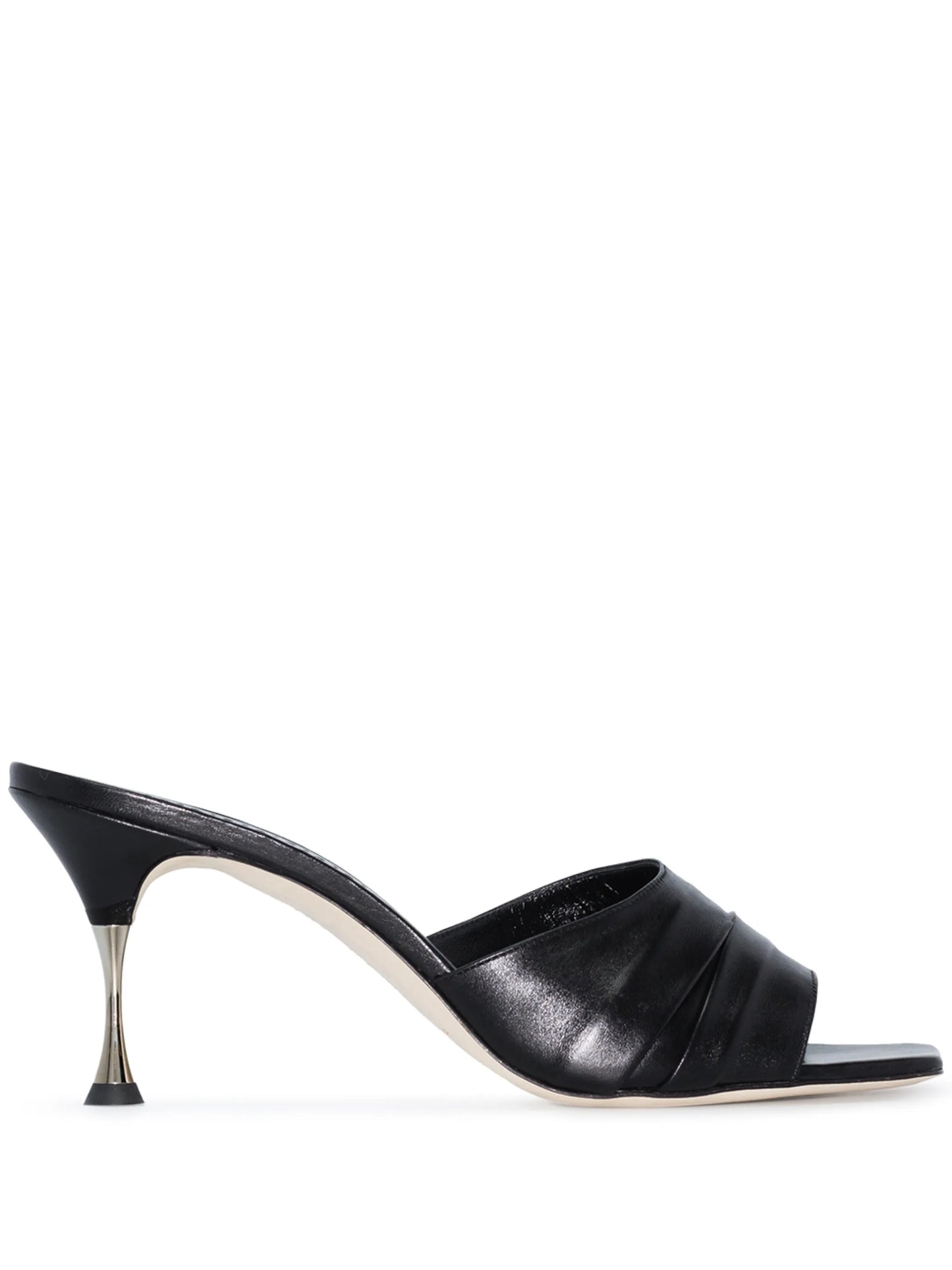 Picoux 70mm leather mules