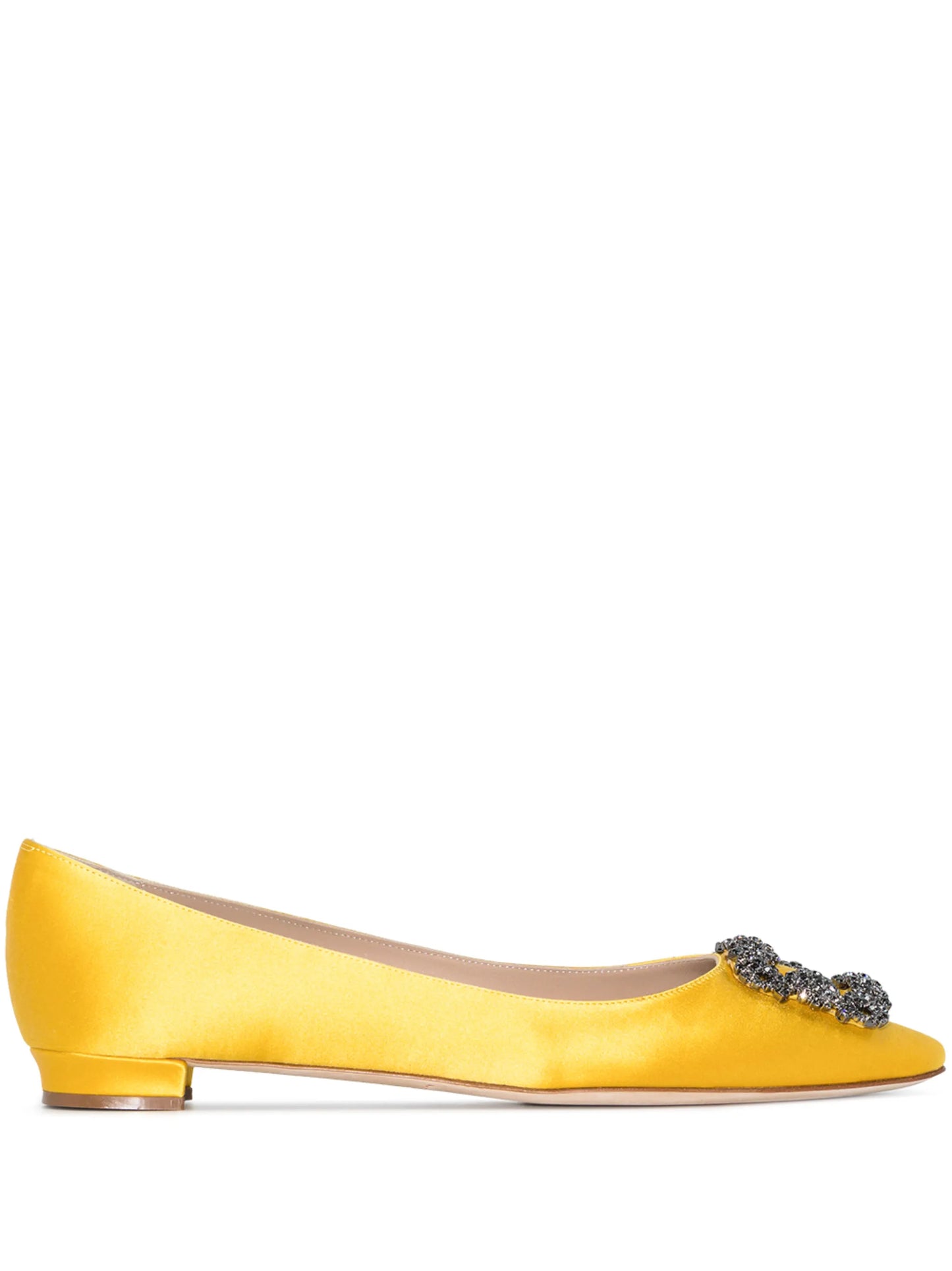 Hangisi buckle-detail ballerina shoes