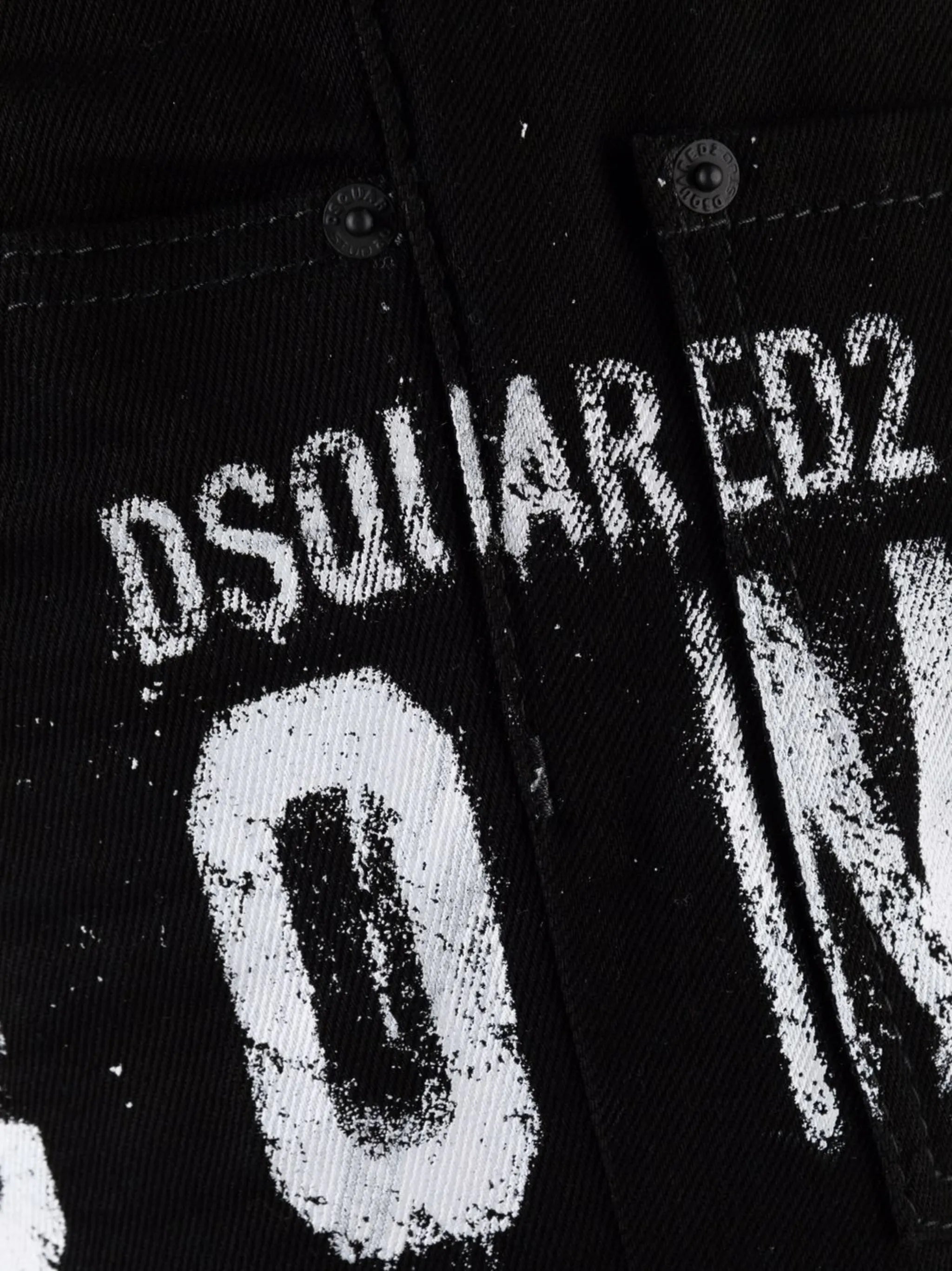 logo-print straight-leg jeans