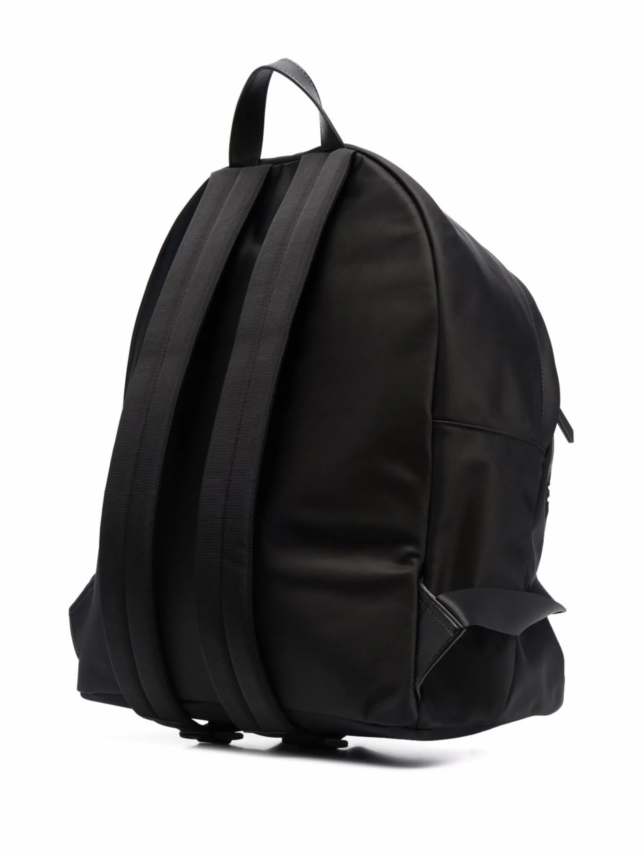 logo-print pocket backpack