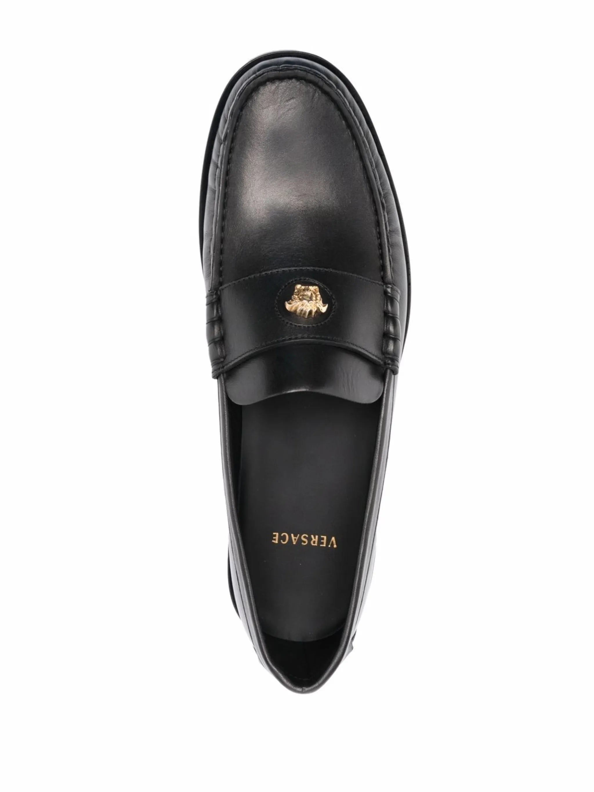 La Medusa leather loafers
