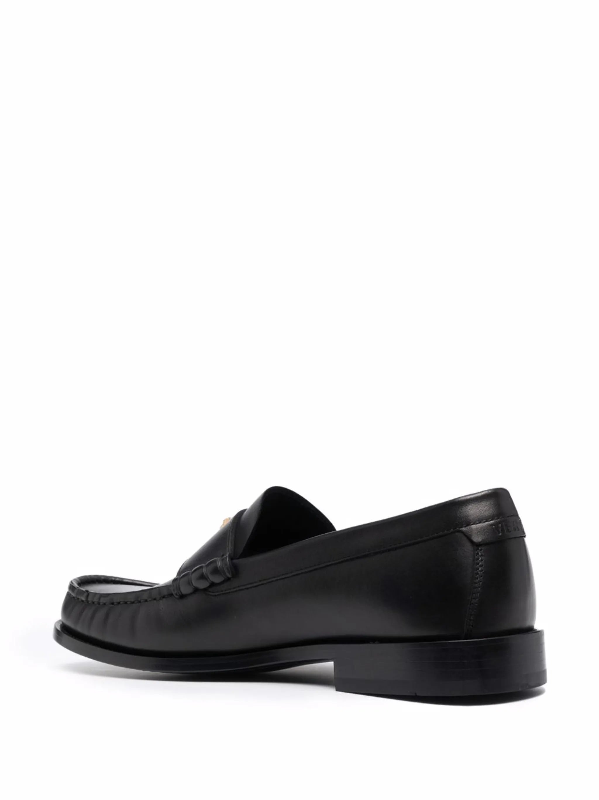 La Medusa leather loafers