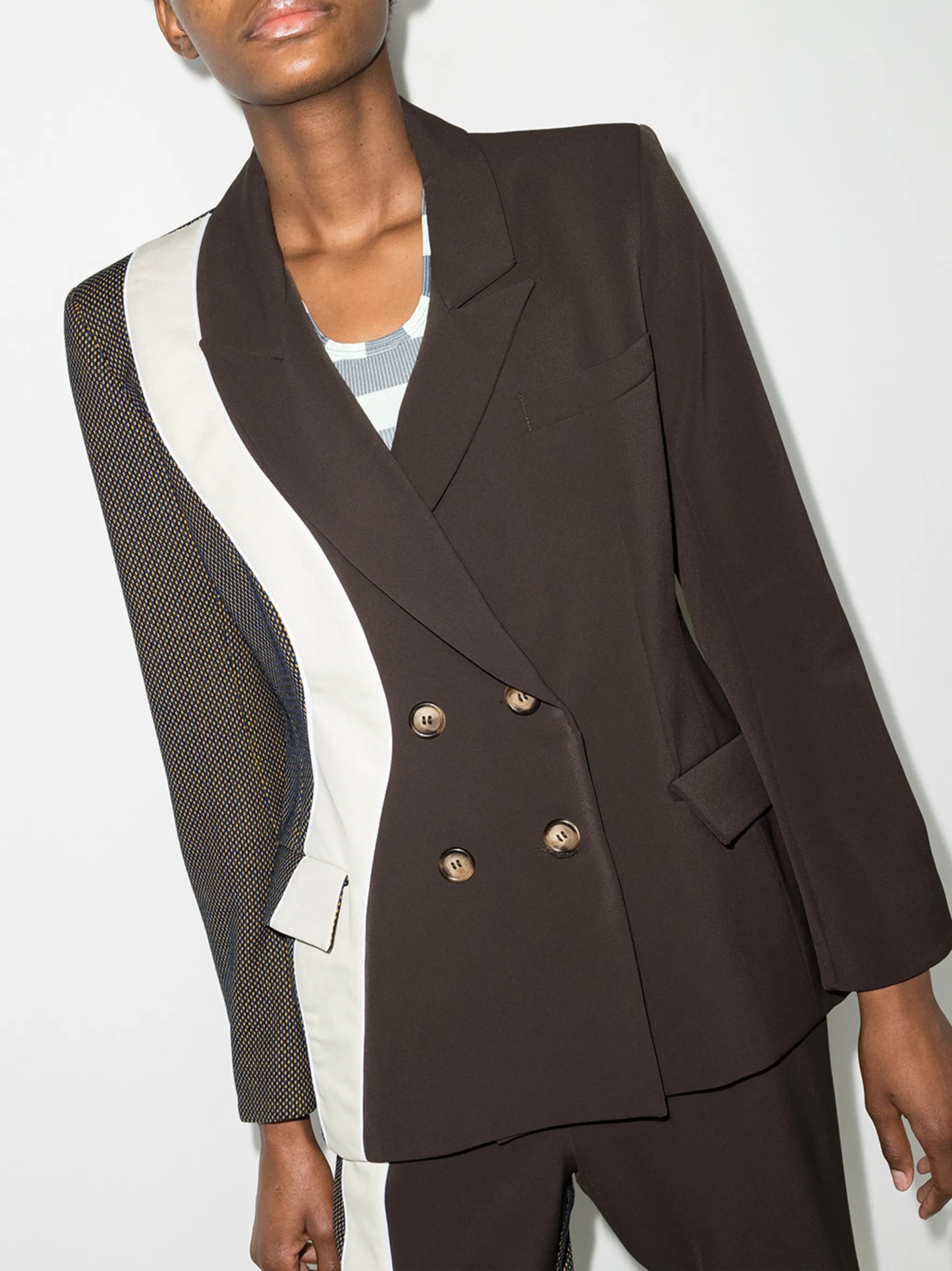Expression double-breasted blazer