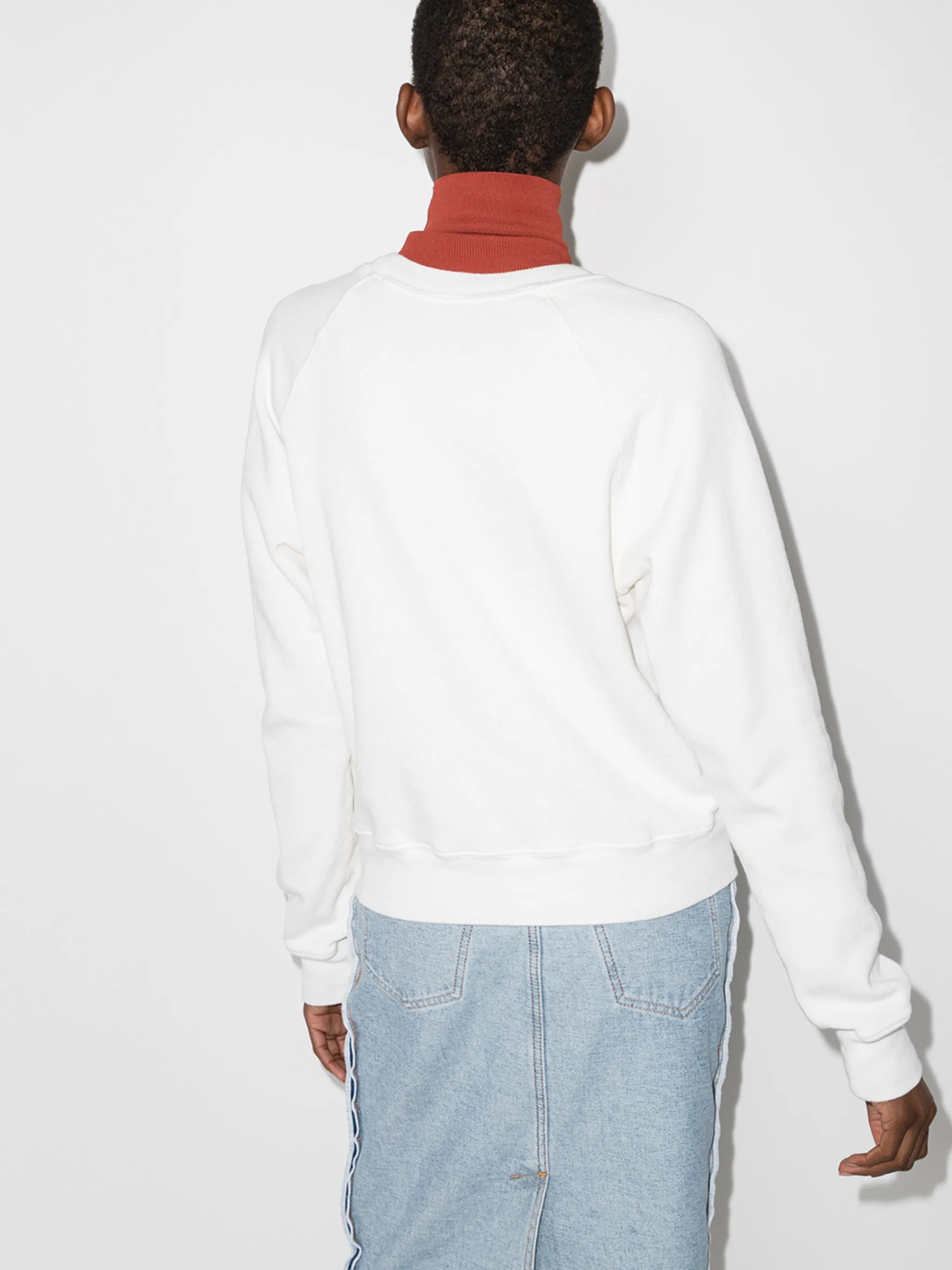 Hold your hand-print raglan-sleeve sweatshirt