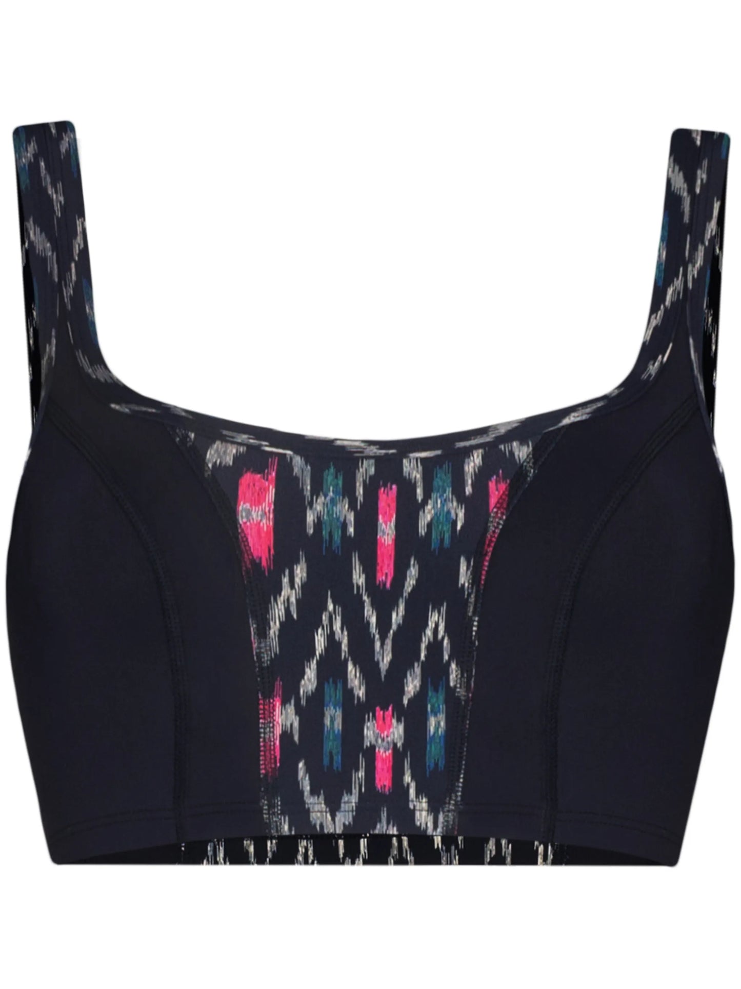 Taceya abstract-print sports bra