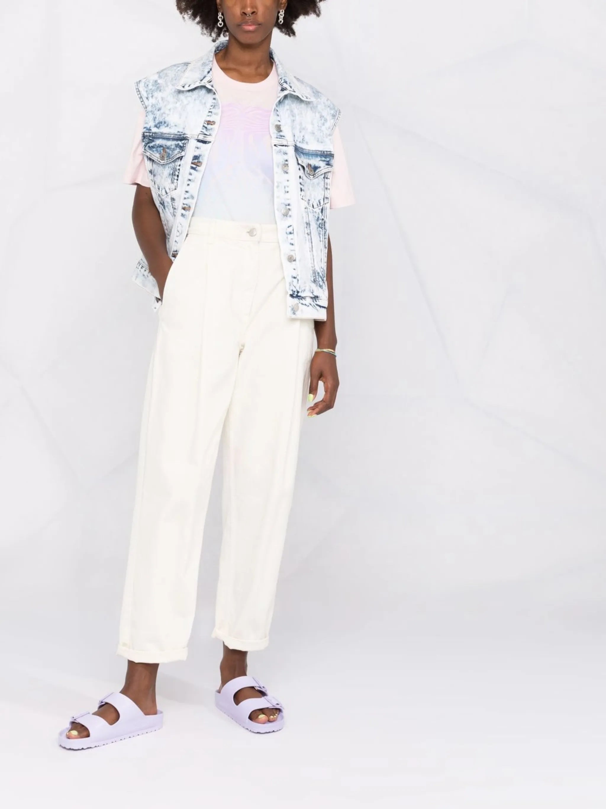 graphic-print cotton T-shirt