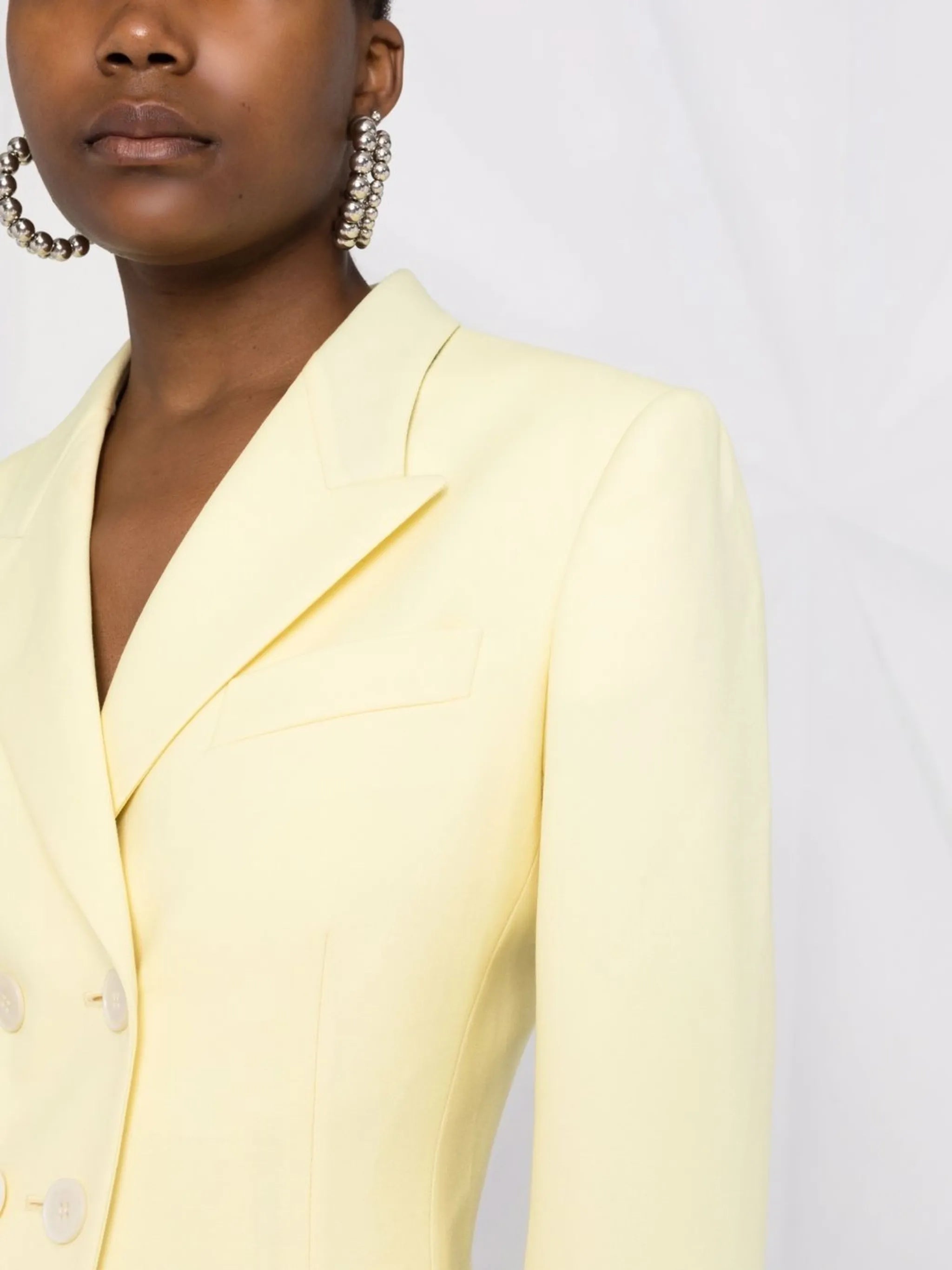 double-breasted blazer