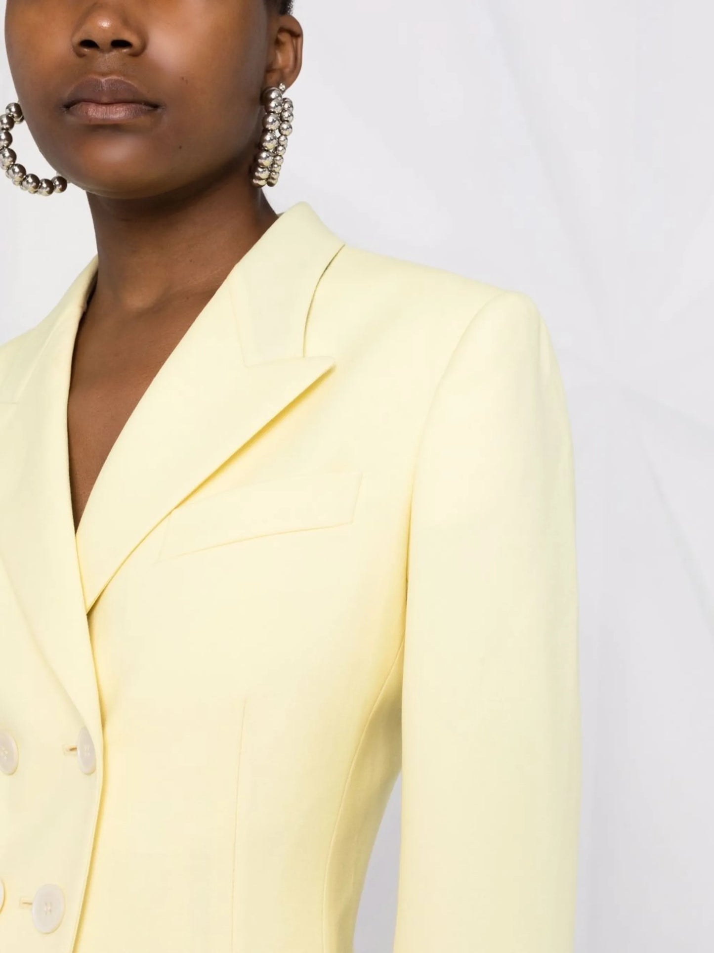 double-breasted blazer