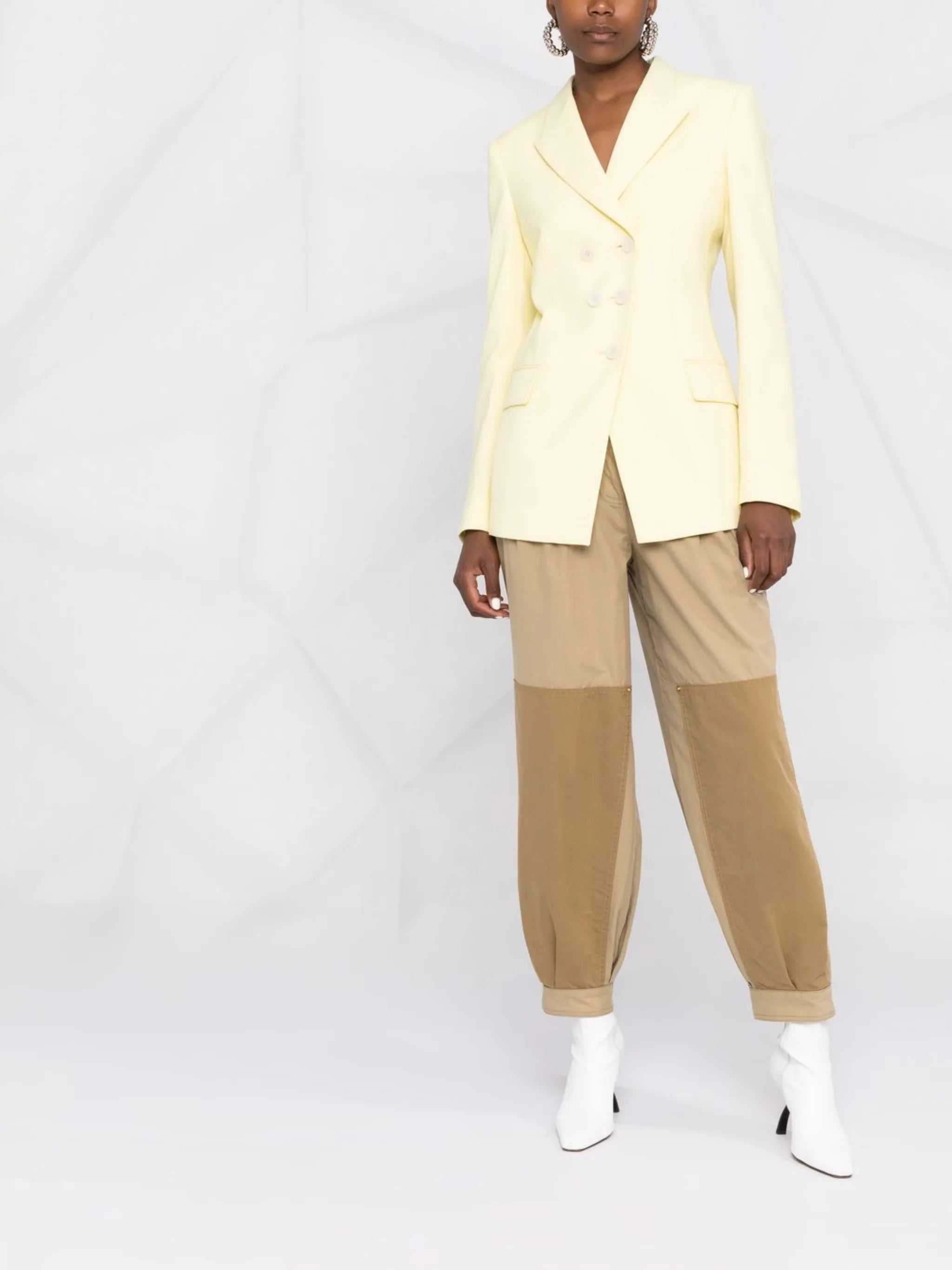 double-breasted blazer