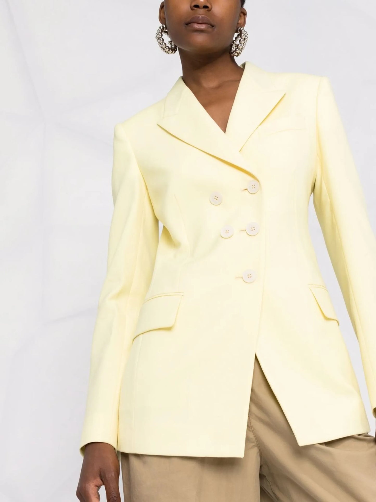 double-breasted blazer
