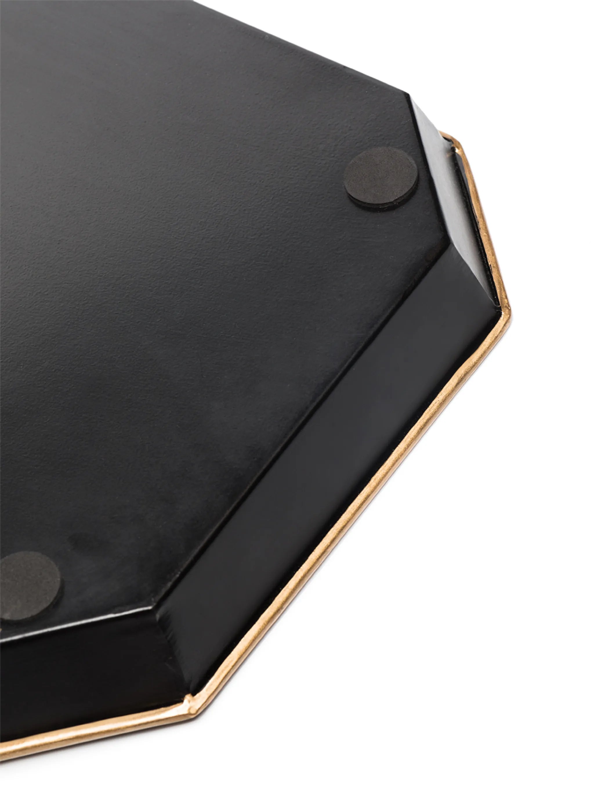 leopard-print octagon tray