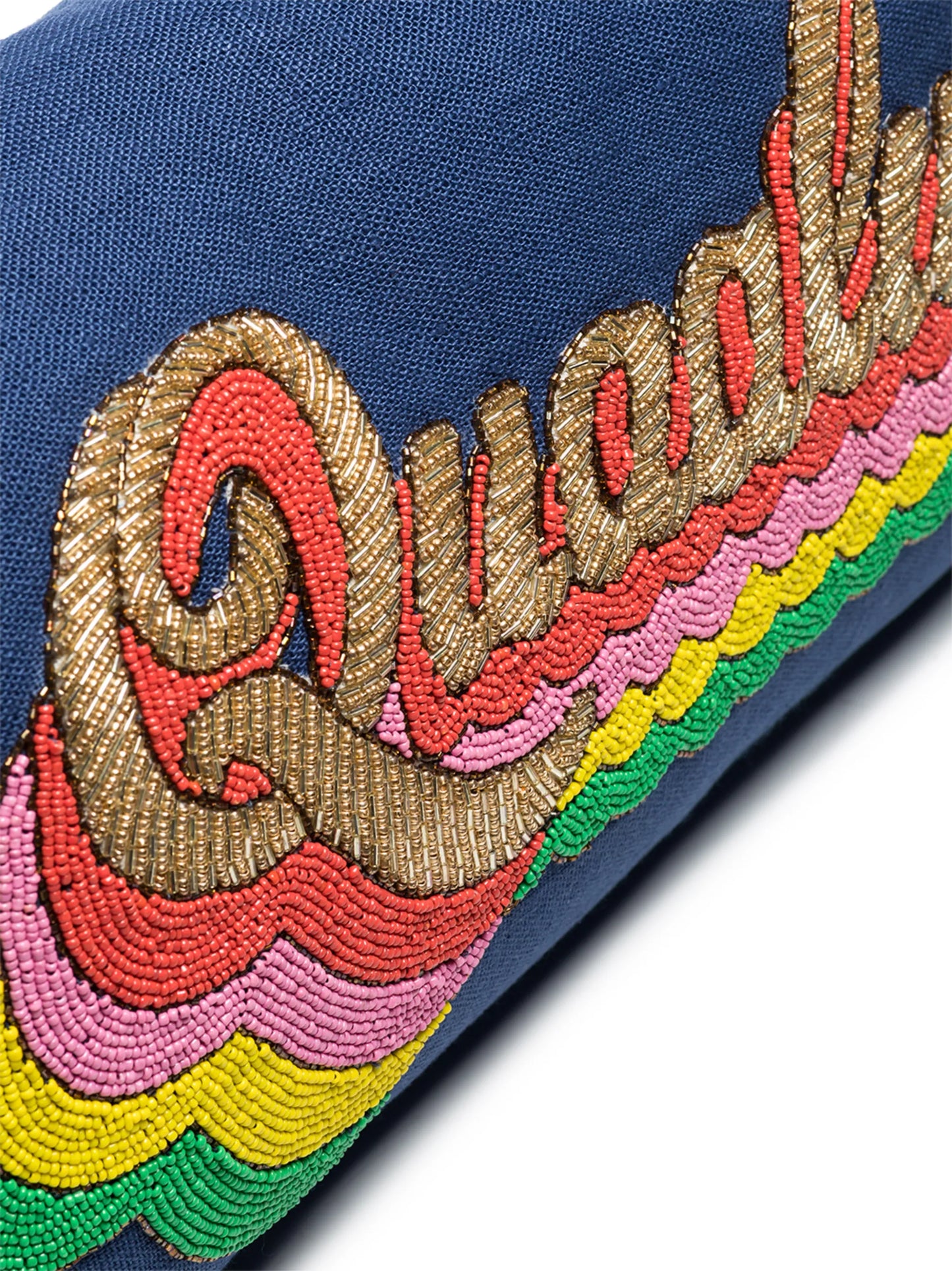 Quaaludes beaded-embellished cushion