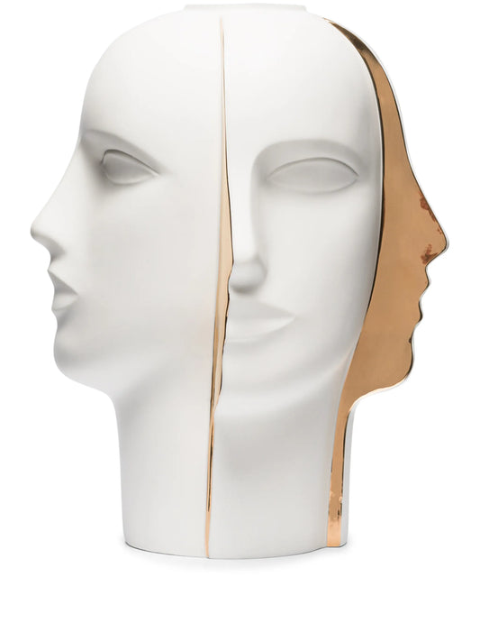 Split ceramic vase