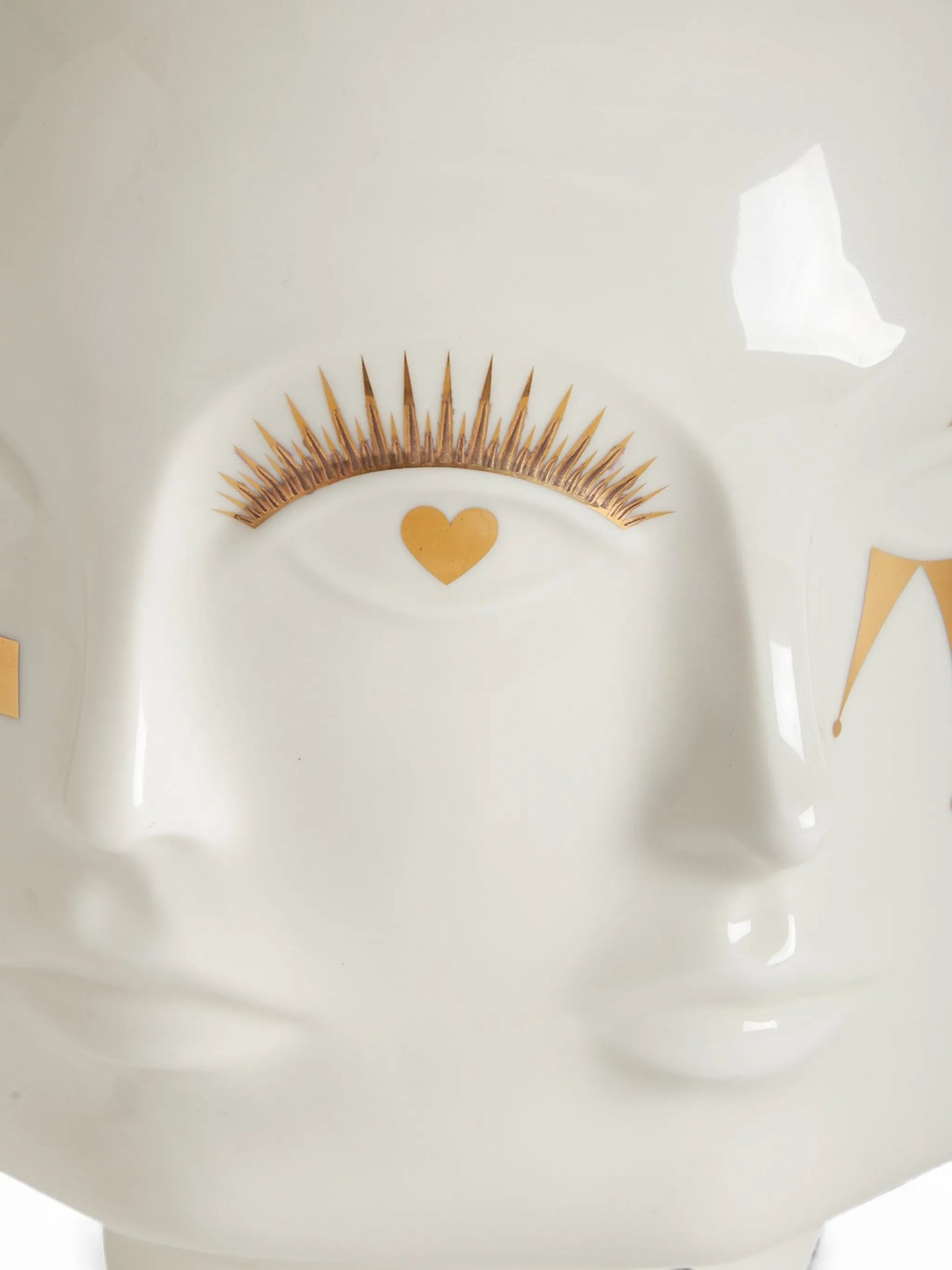 Gilded Dora Maar porcelain vase