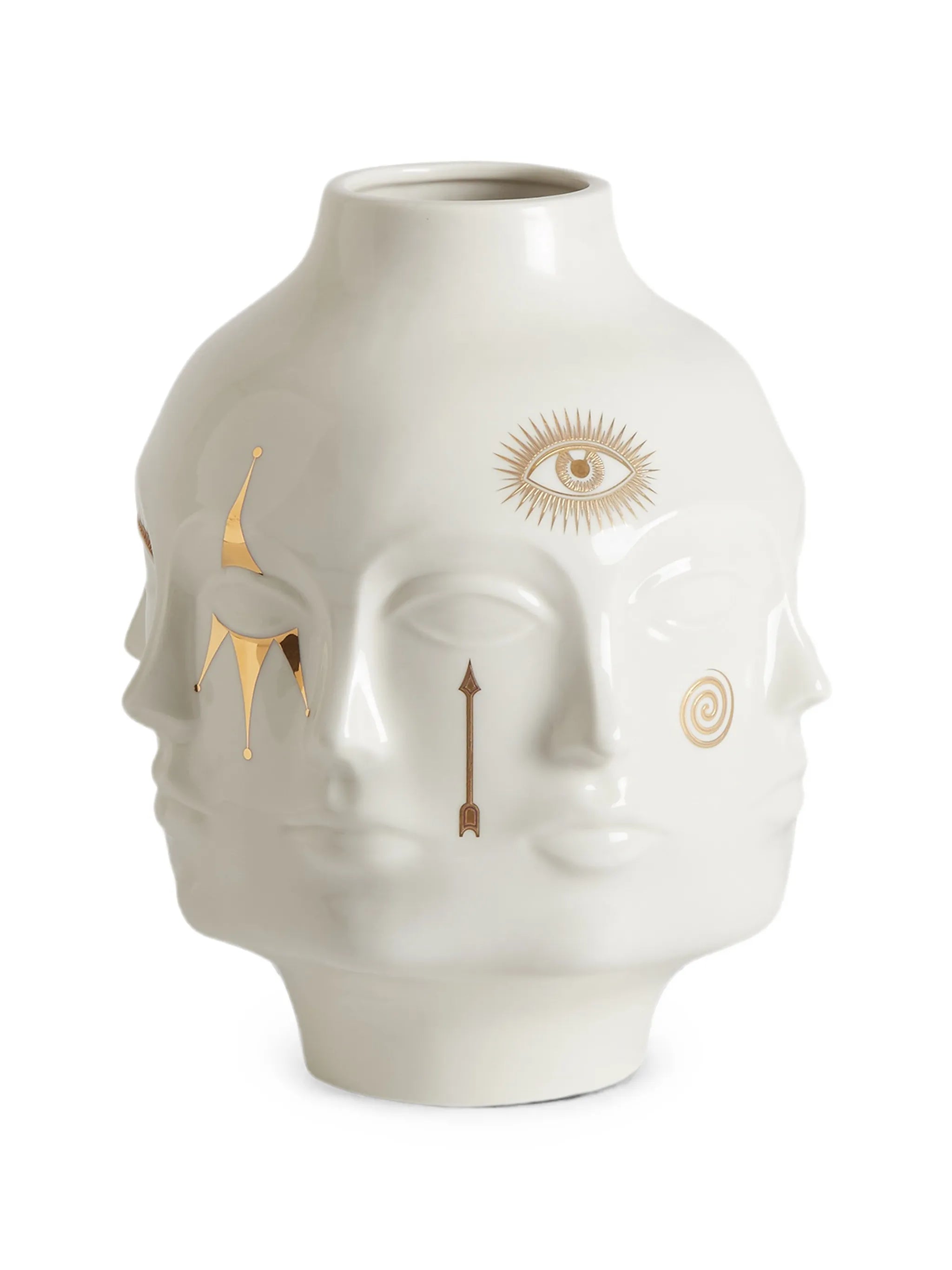 Gilded Dora Maar porcelain vase