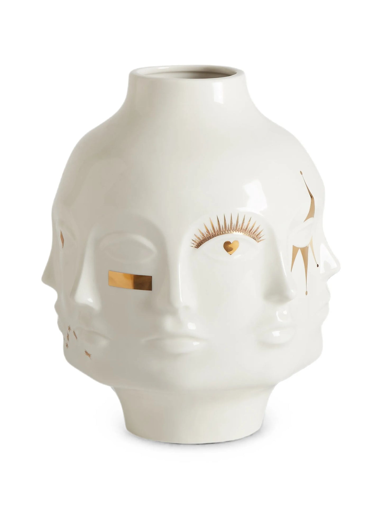 Gilded Dora Maar porcelain vase