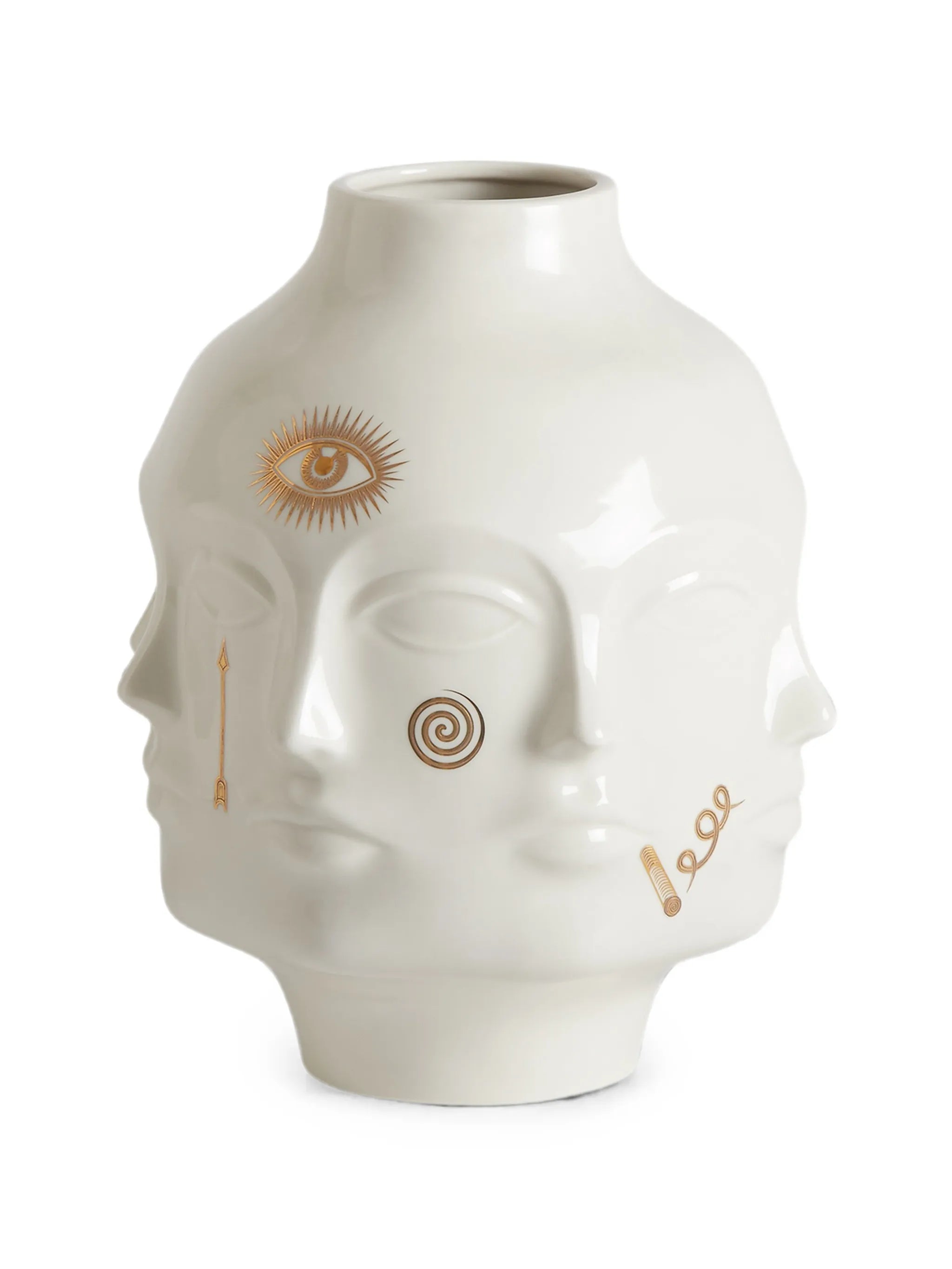 Gilded Dora Maar porcelain vase