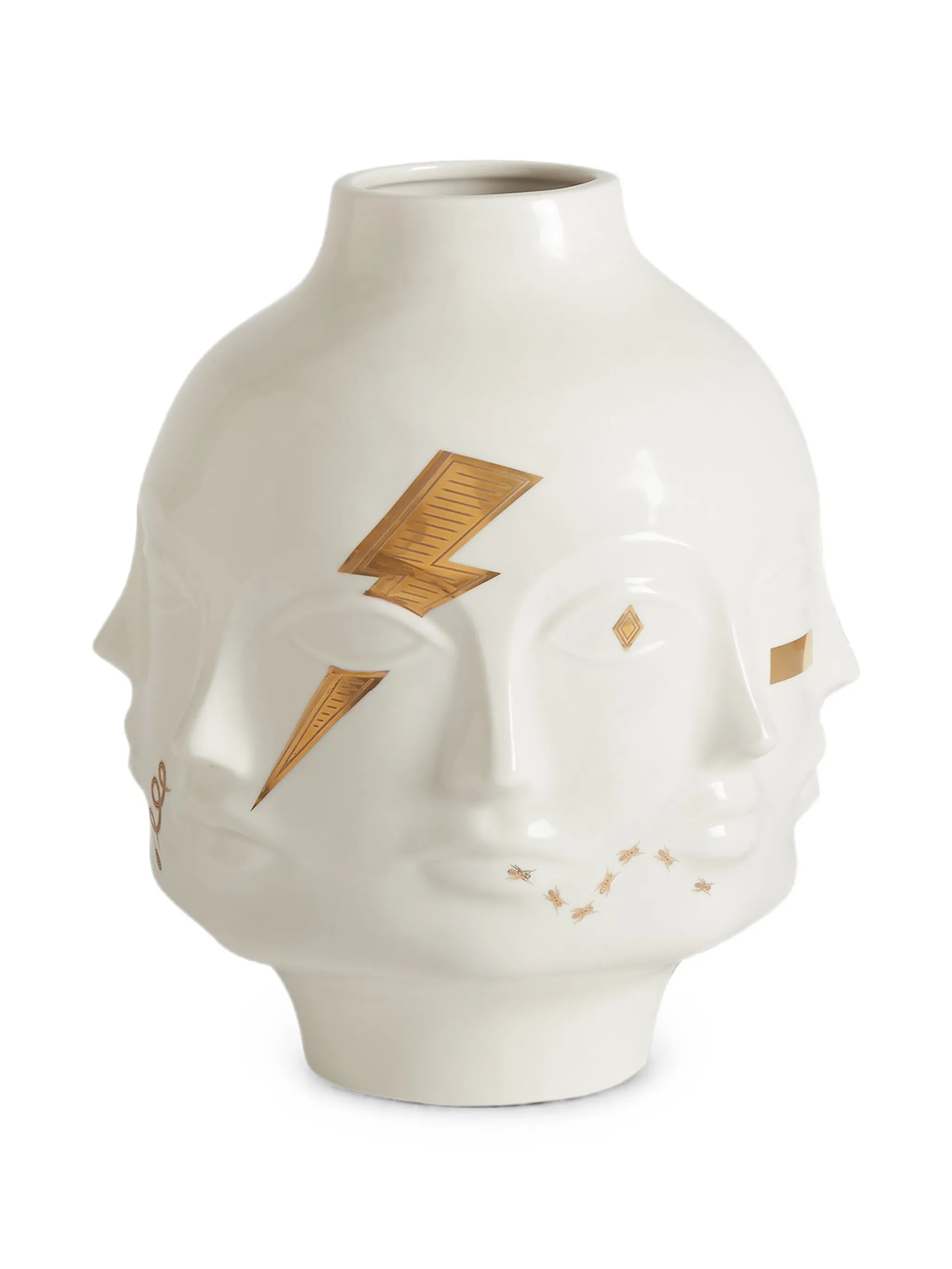 Gilded Dora Maar porcelain vase
