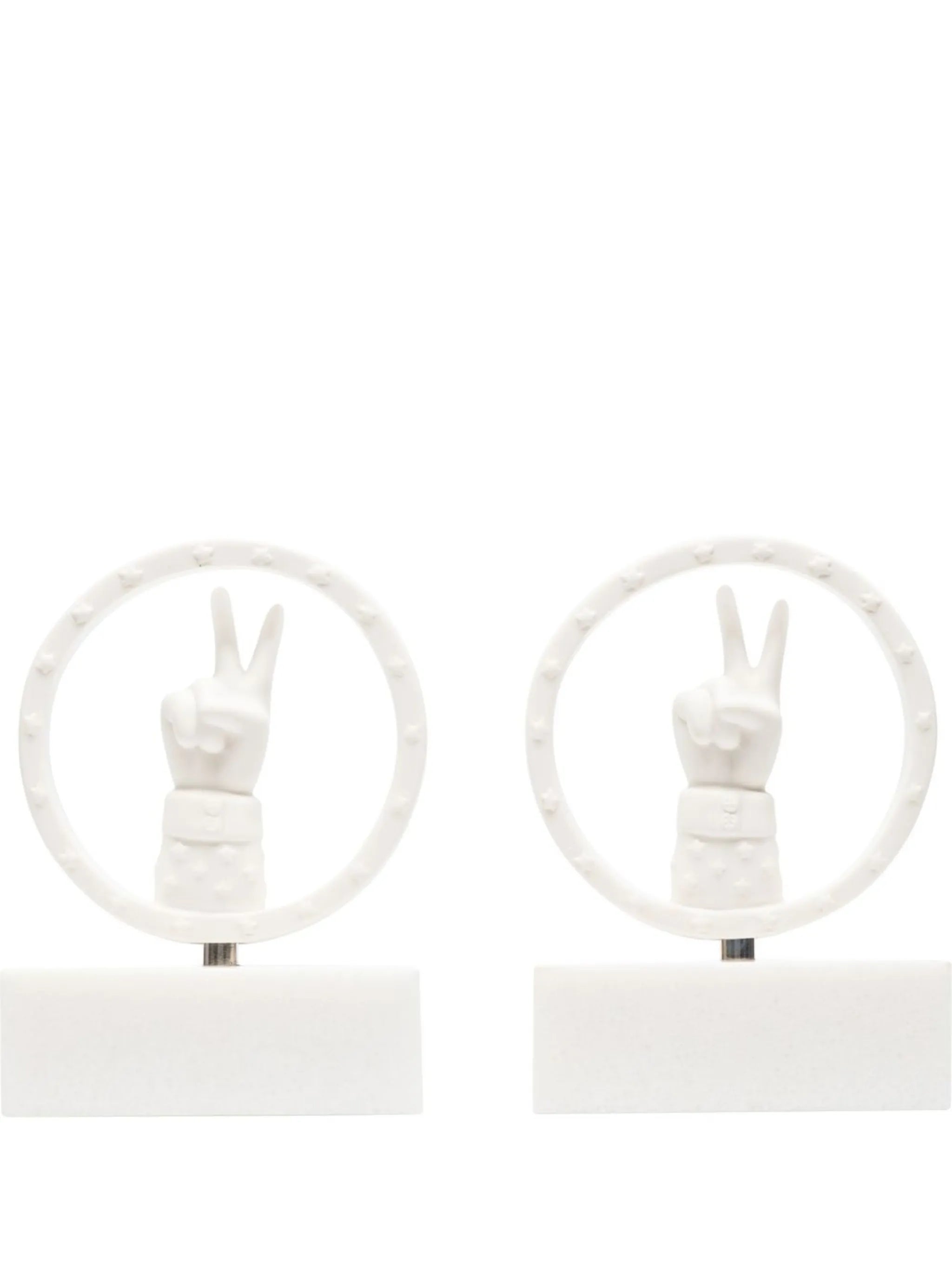 Peace bookend set