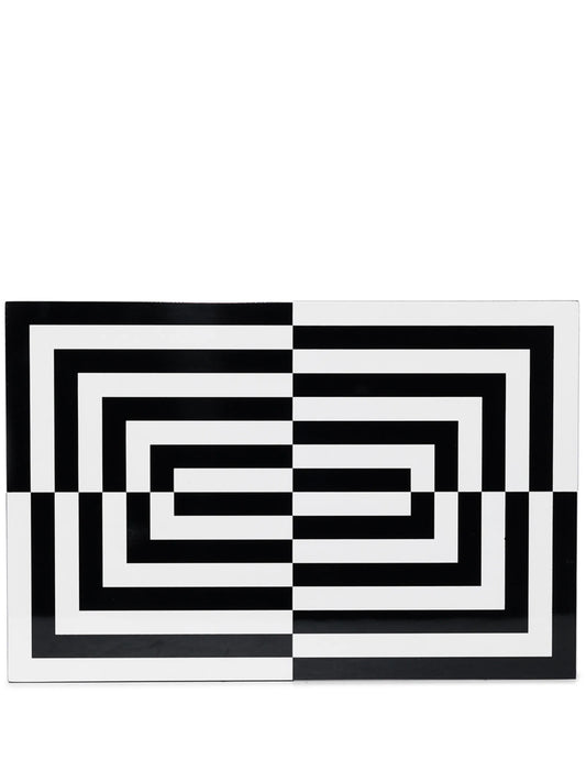 Op Art large lacquer box