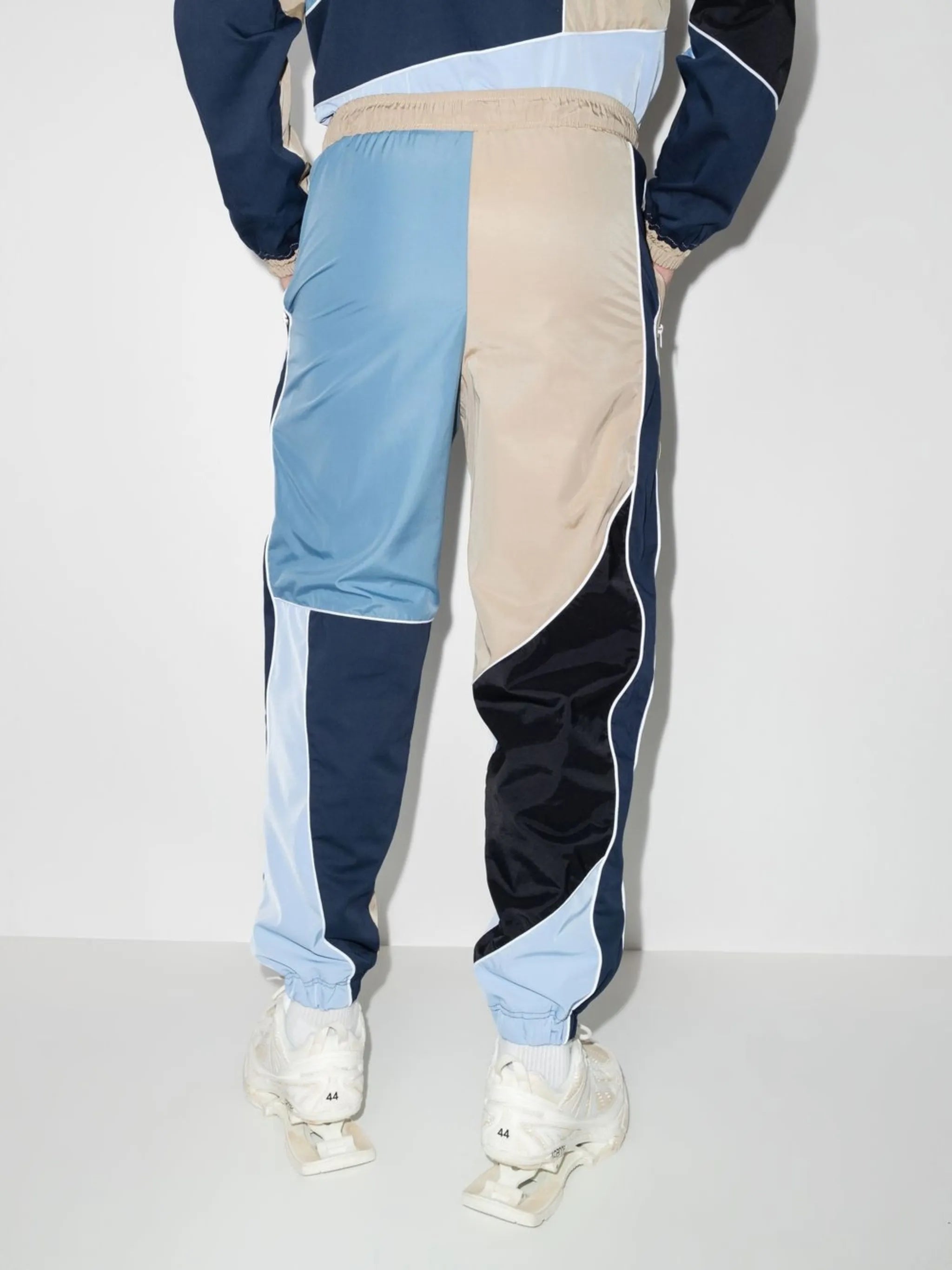 patchwork track pants
