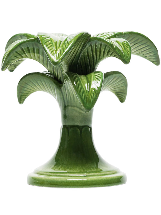 palm tree small candle holder