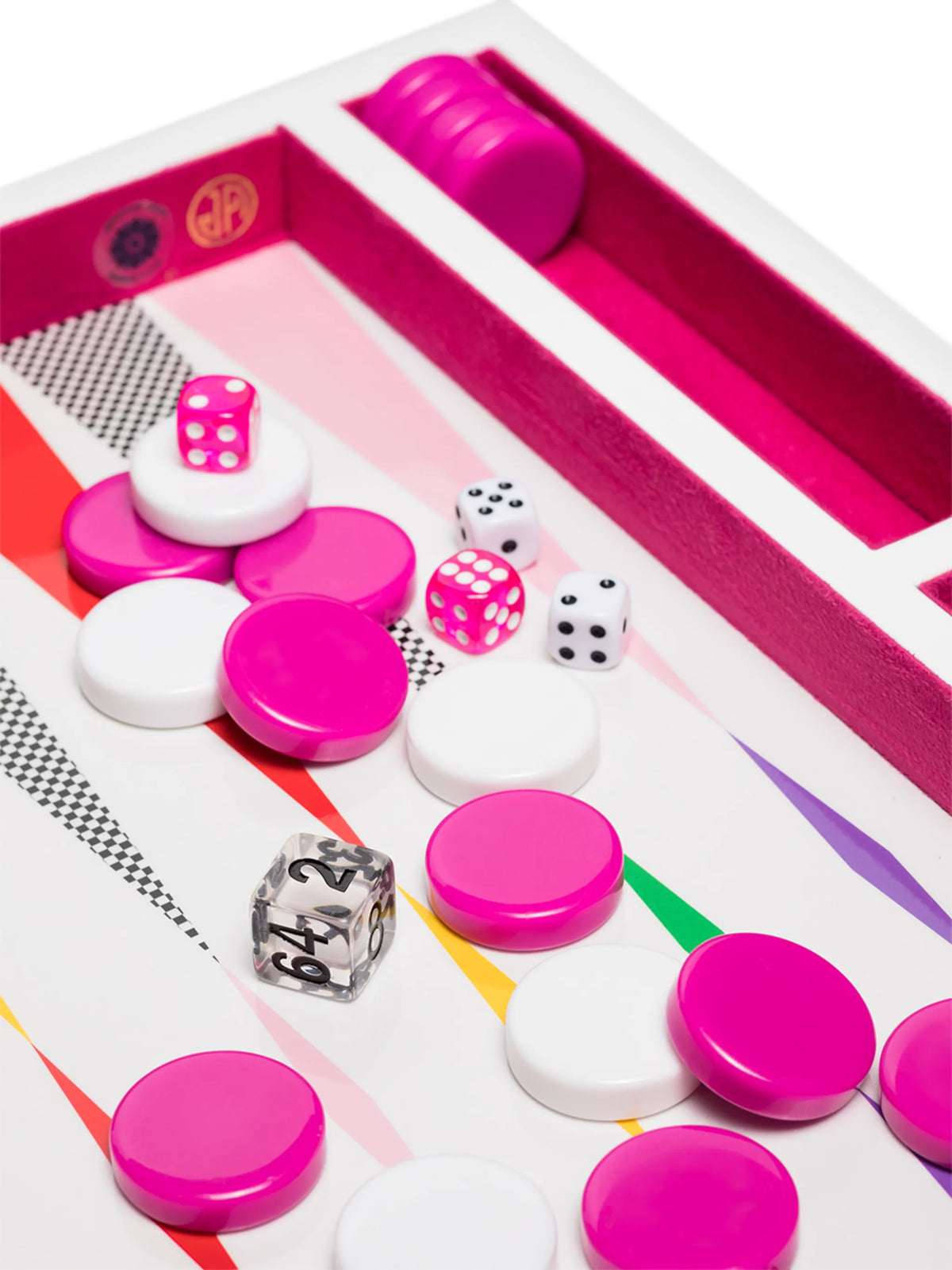 Checkboard Backgammon set