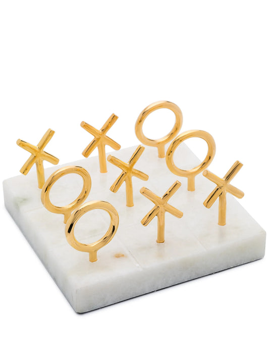 marble Tic-Tac-Toe set
