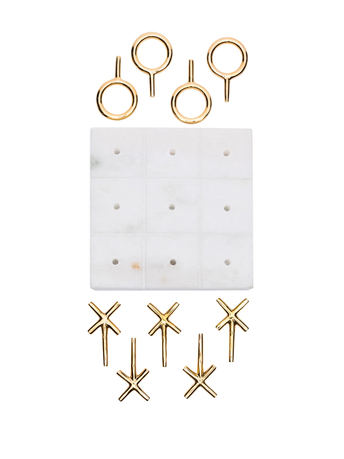 marble Tic-Tac-Toe set