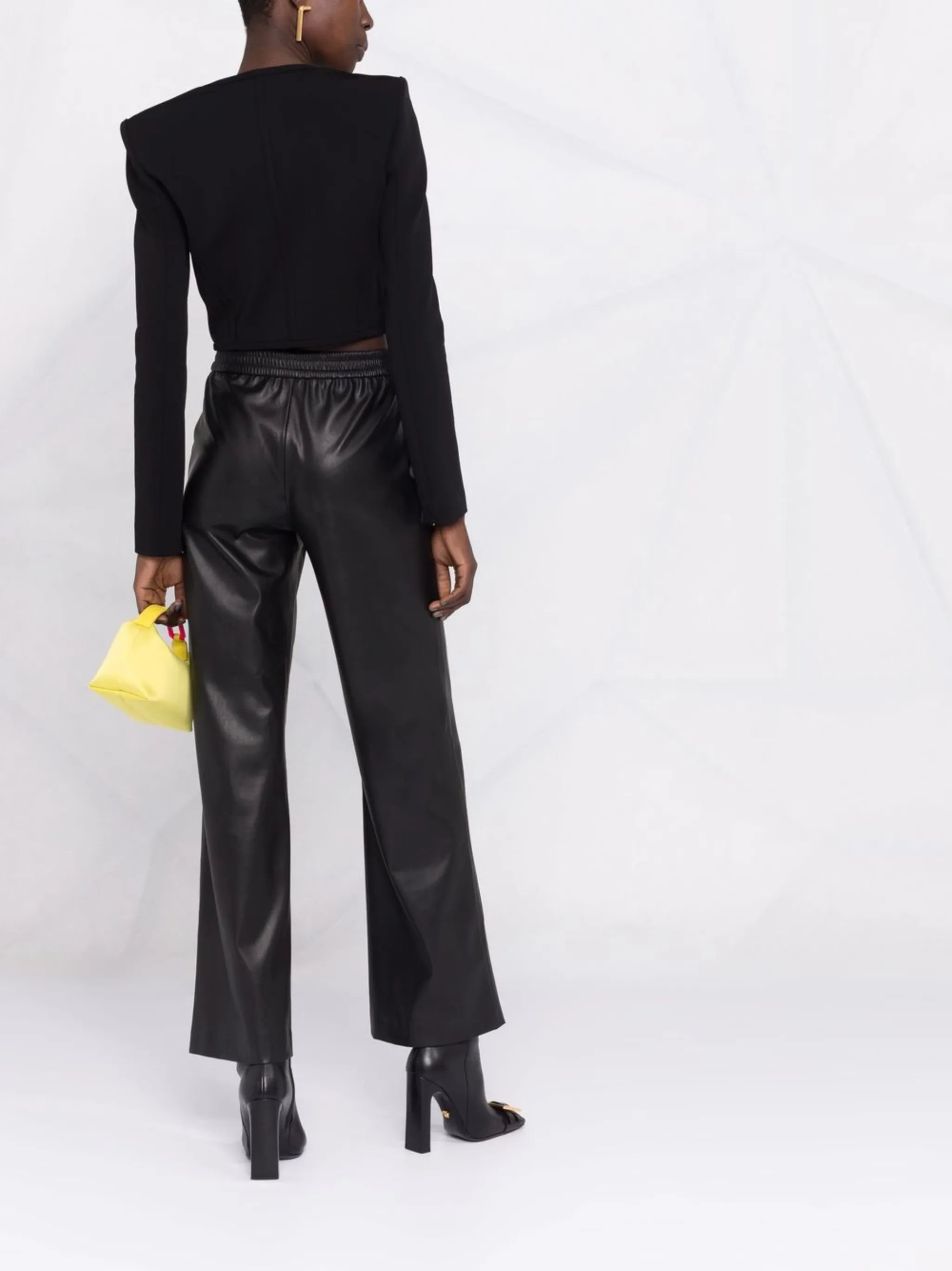 square-neck cropped top